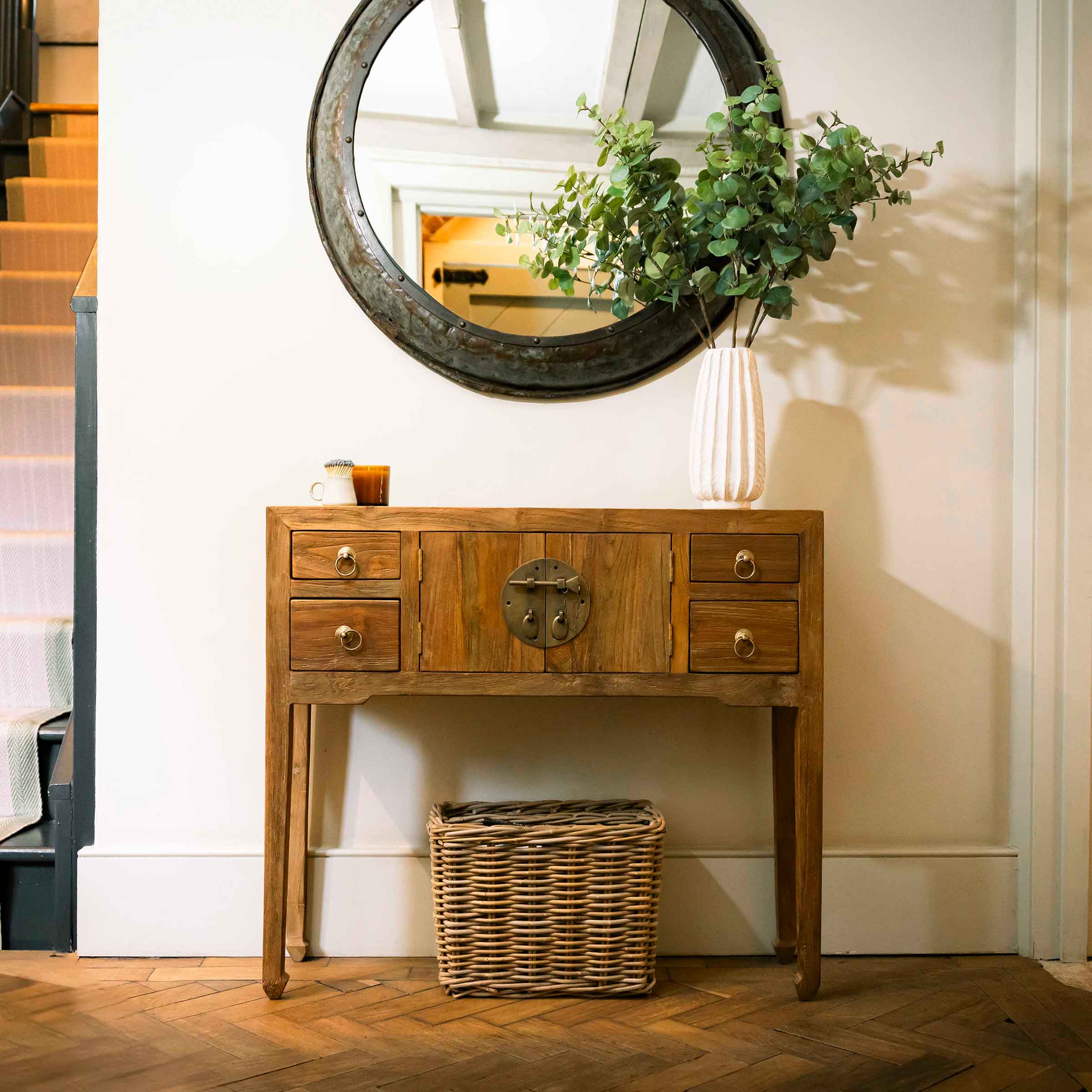 Leno Reclaimed Teak Console
