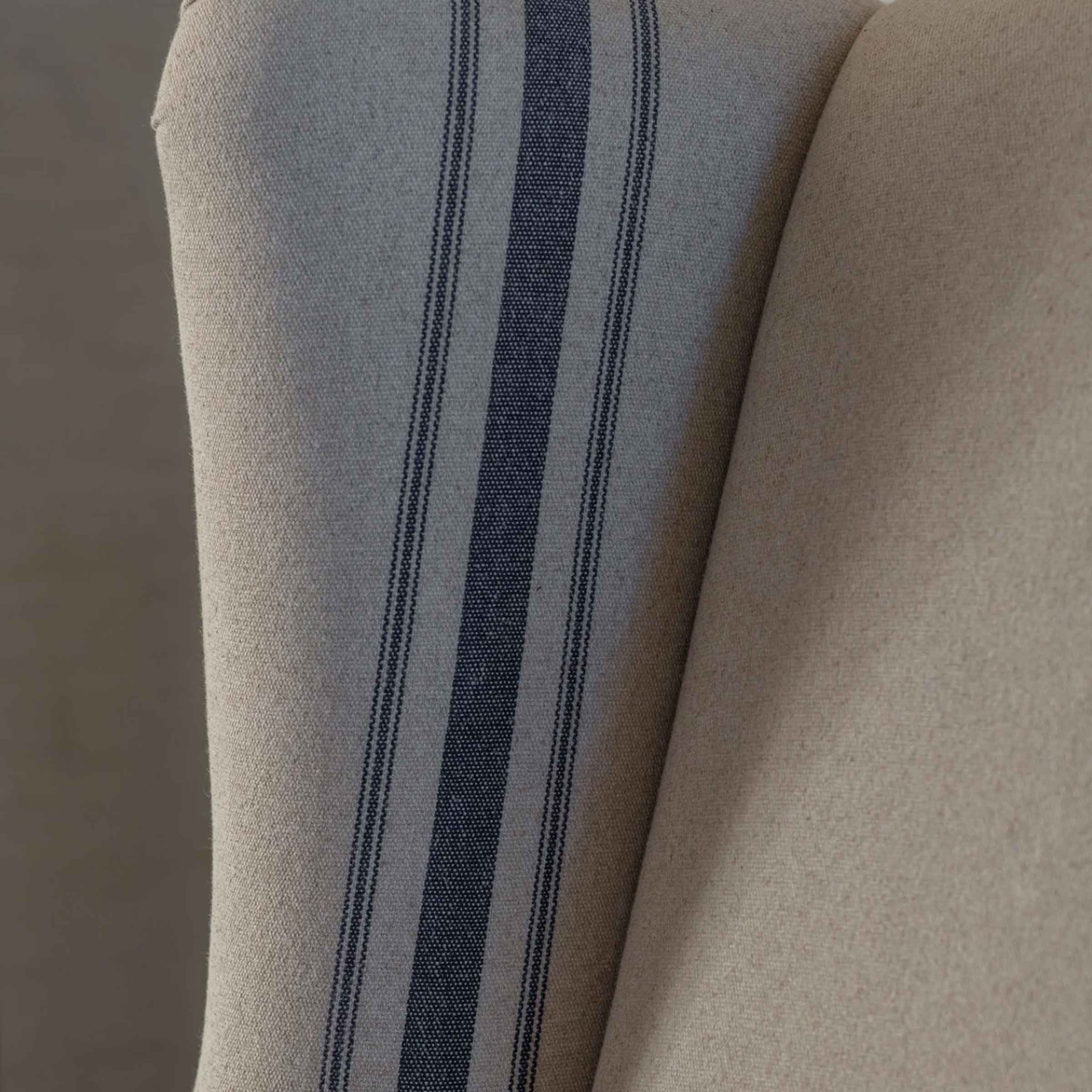 Lovina Blue Striped Loveseat
