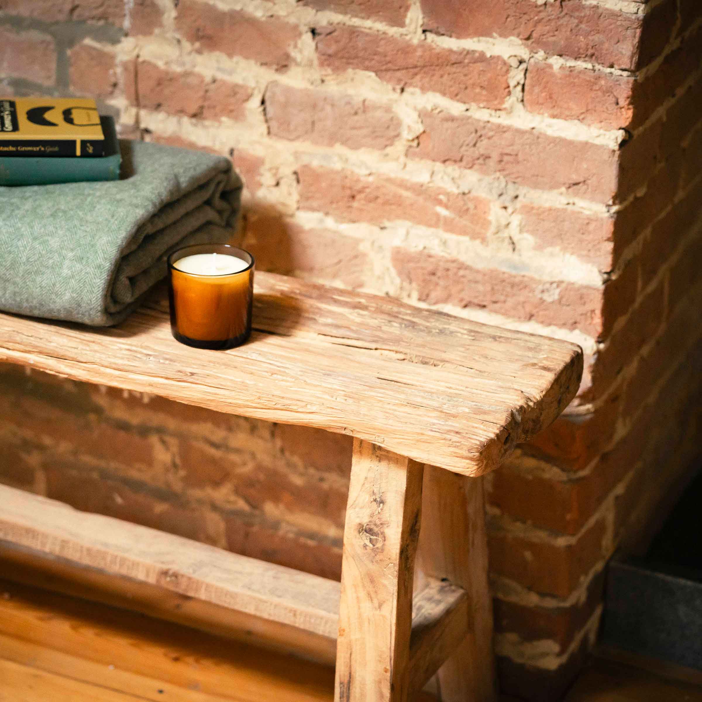 MAT Rustic Teak Bench 100-110cm