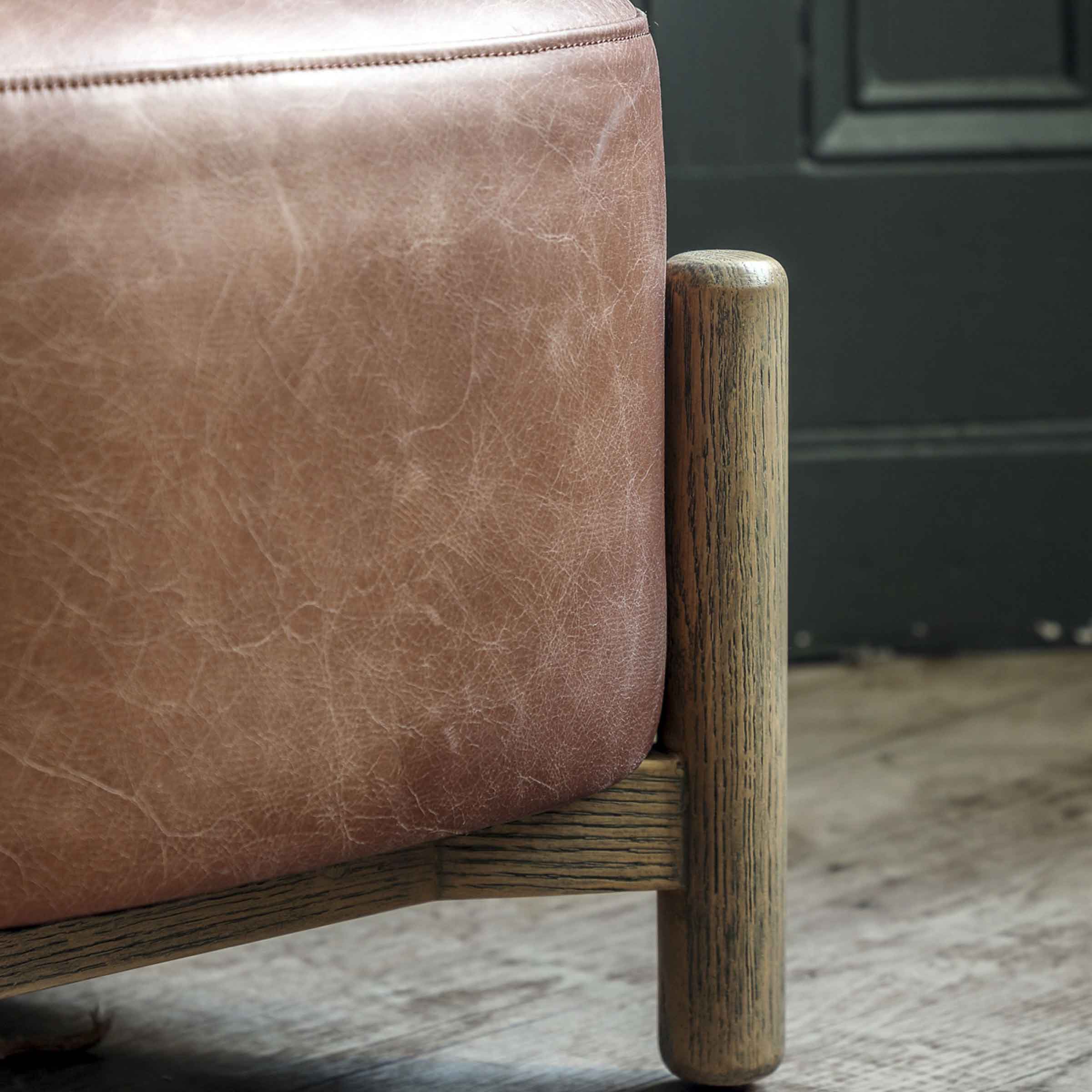 Malang Footstool | Leather