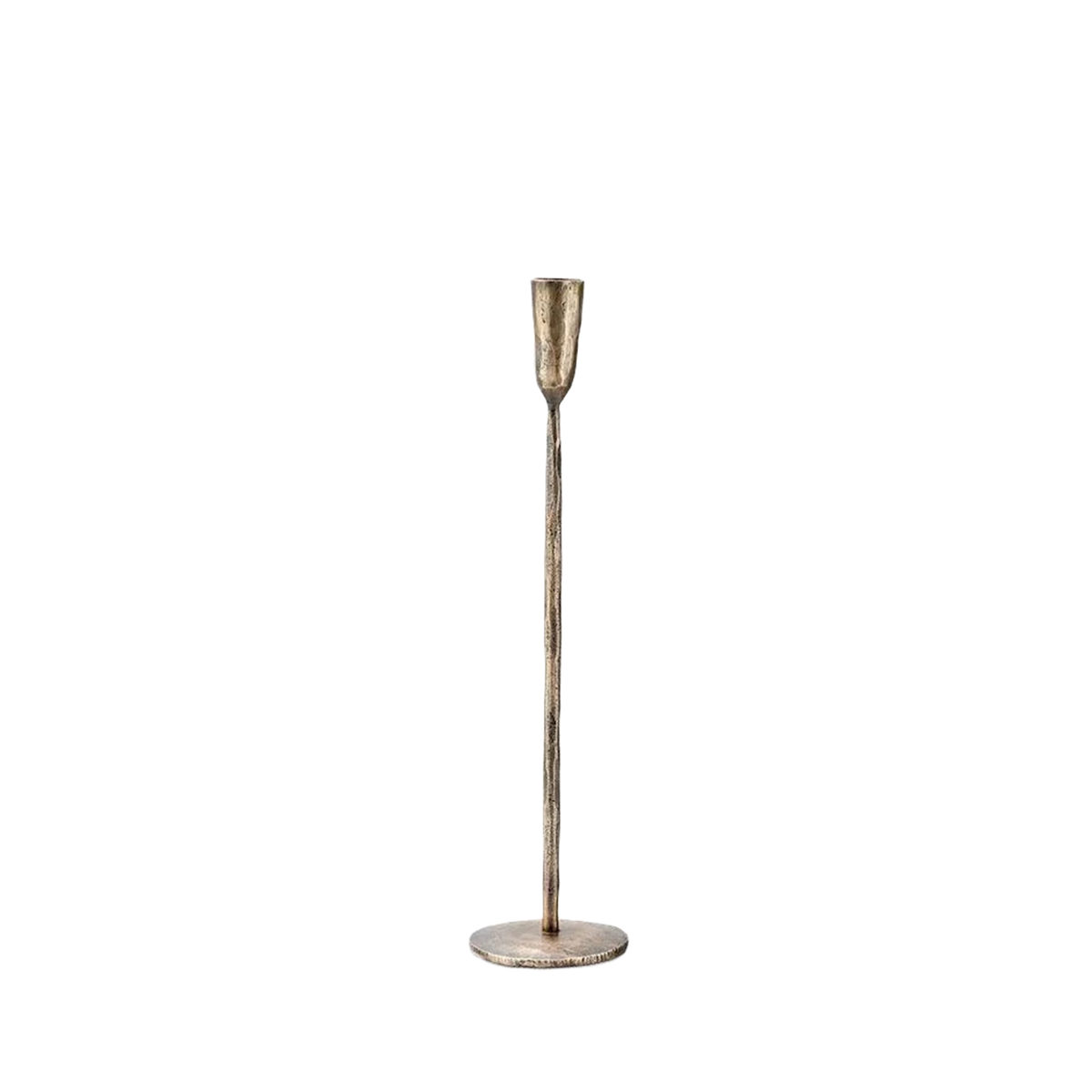 Mbata Antique Brass Candlestick