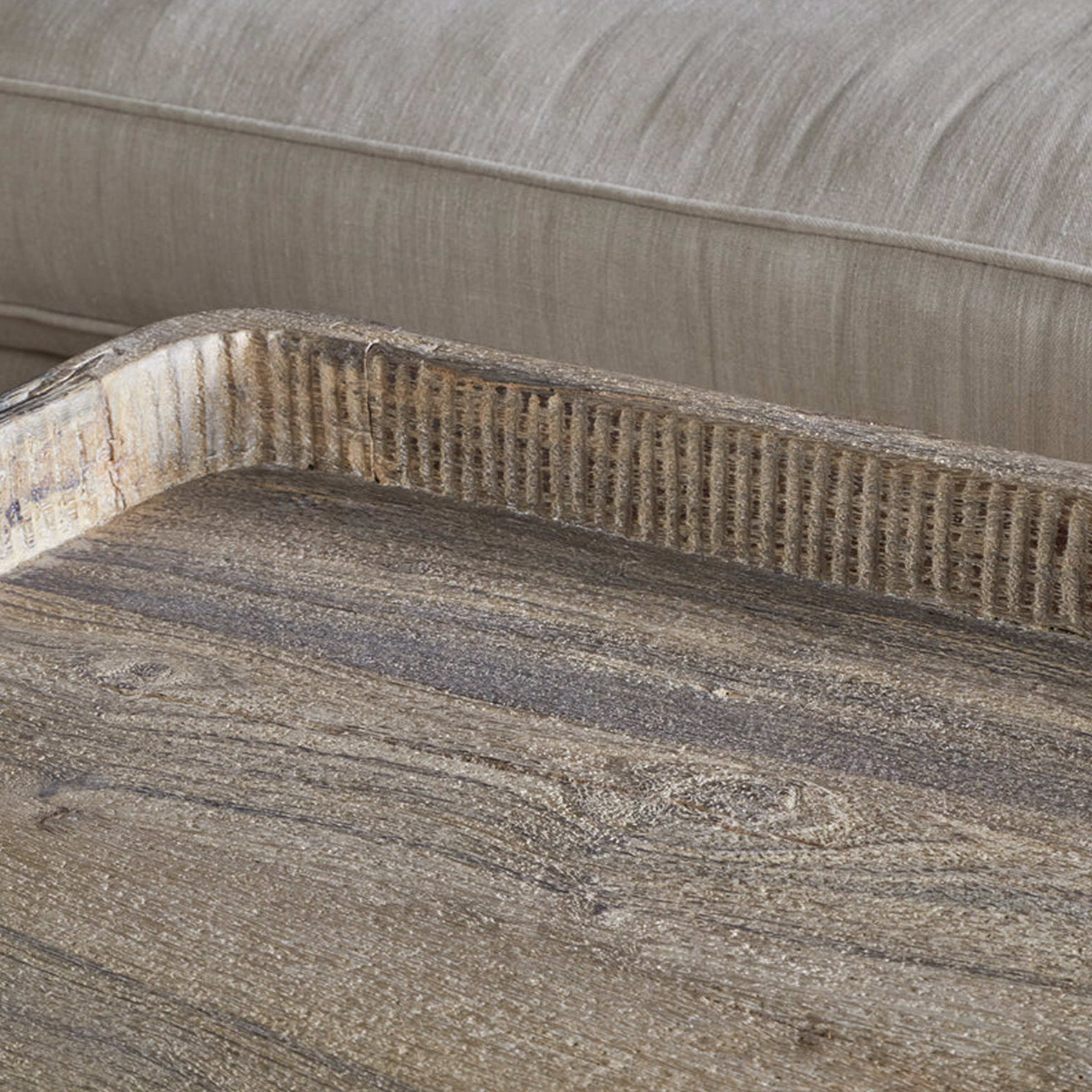 Bayah Reclaimed Wood & Iron Coffee Table