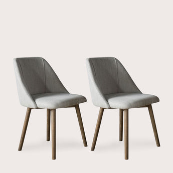 Nusa Dining Chair (Pair) - Neutral