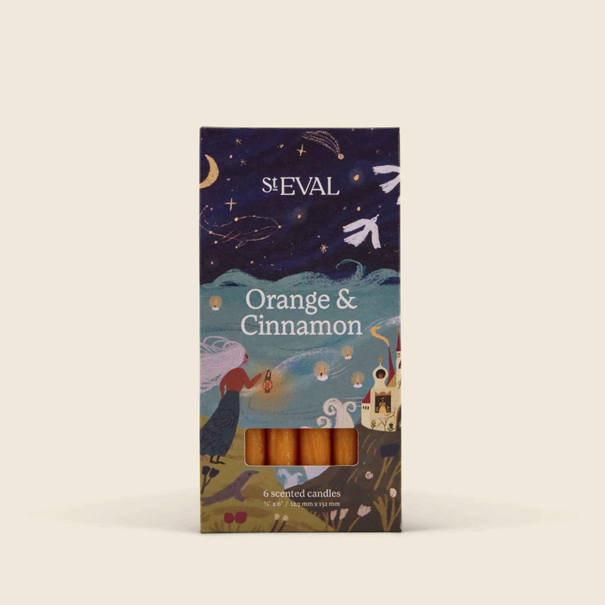 Orange & Cinnamon Mini Fragranced Festive Candles