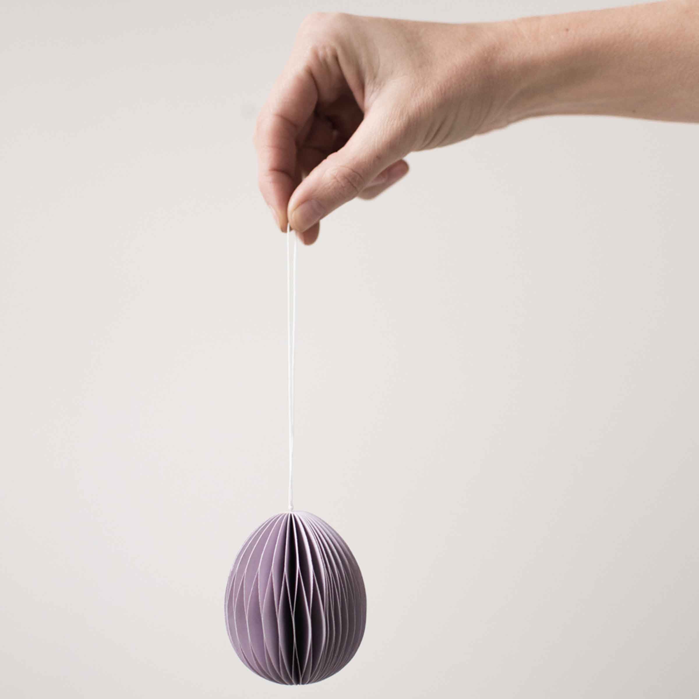 Paper Egg Decoration | Large | Purple