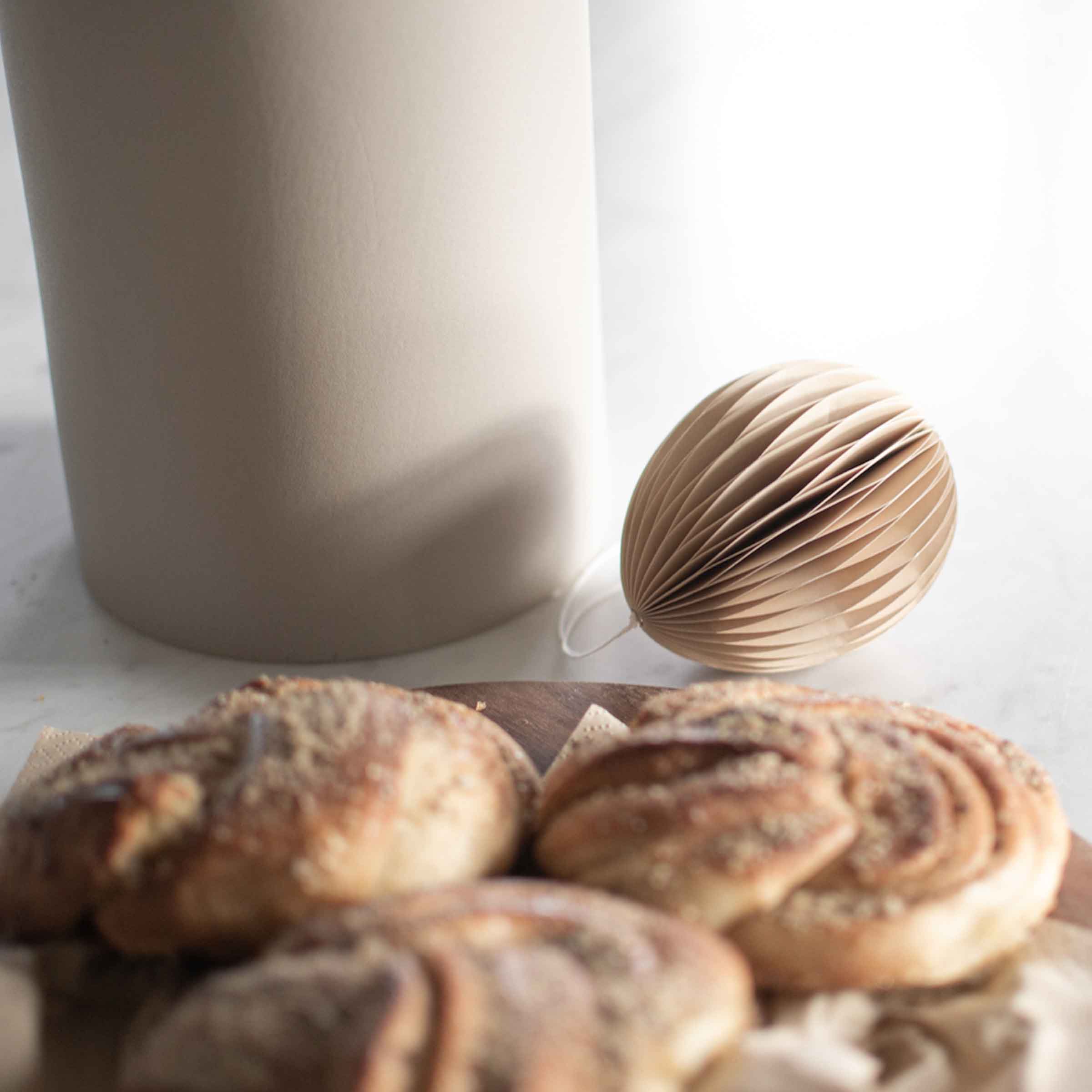 Paper Egg Decoration | Large | Sand