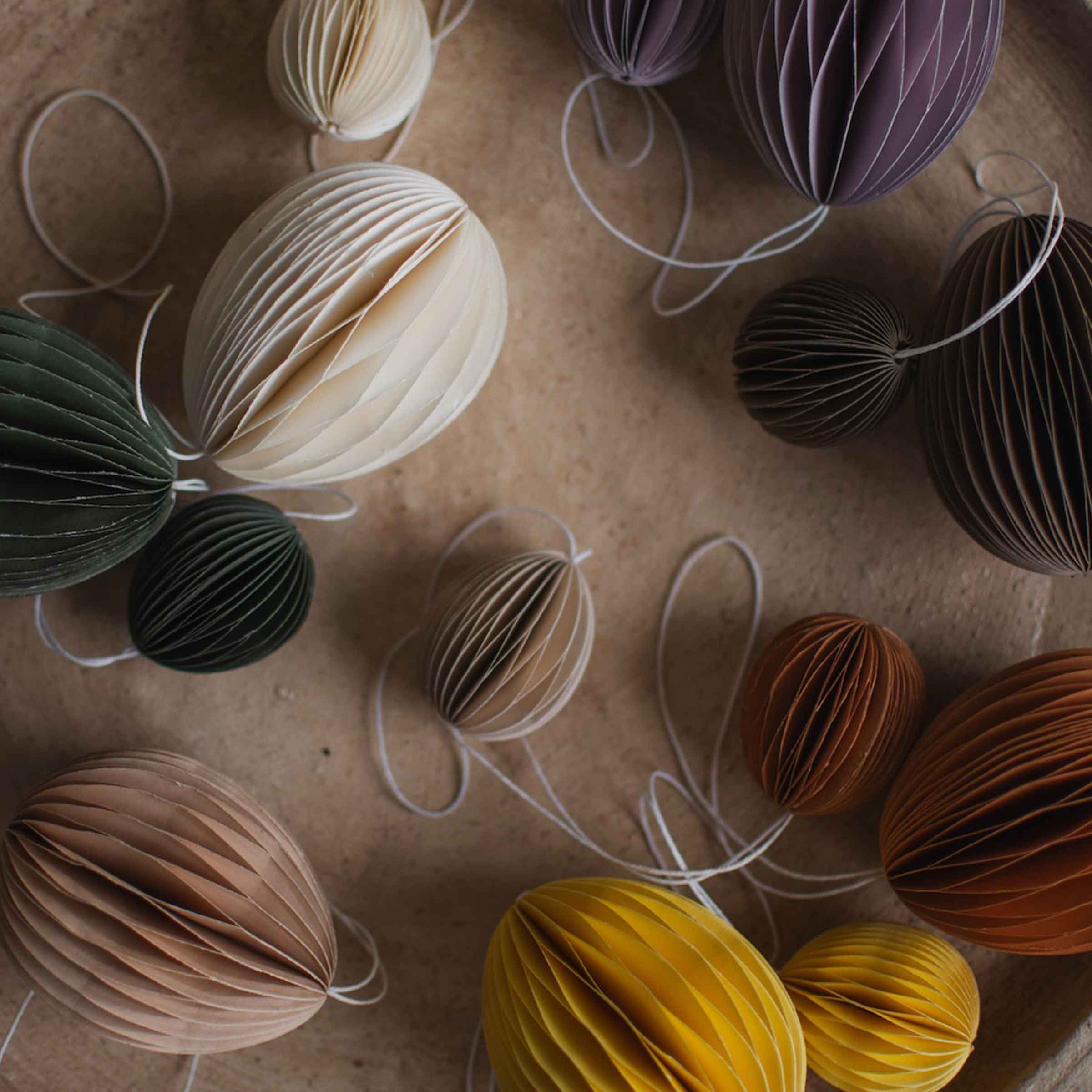 Paper Egg Decoration | Large | White