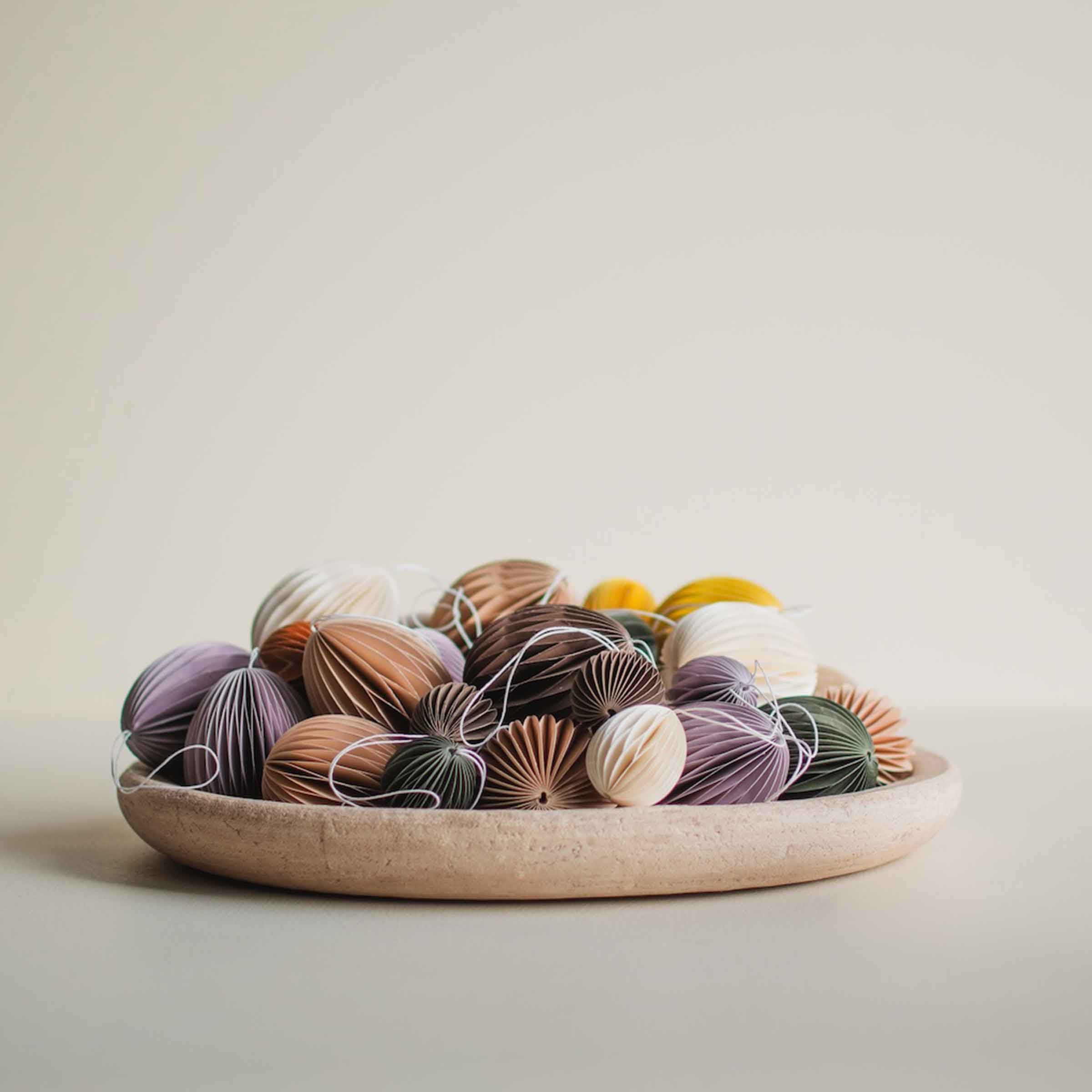 Paper Egg Decoration | Small | Purple