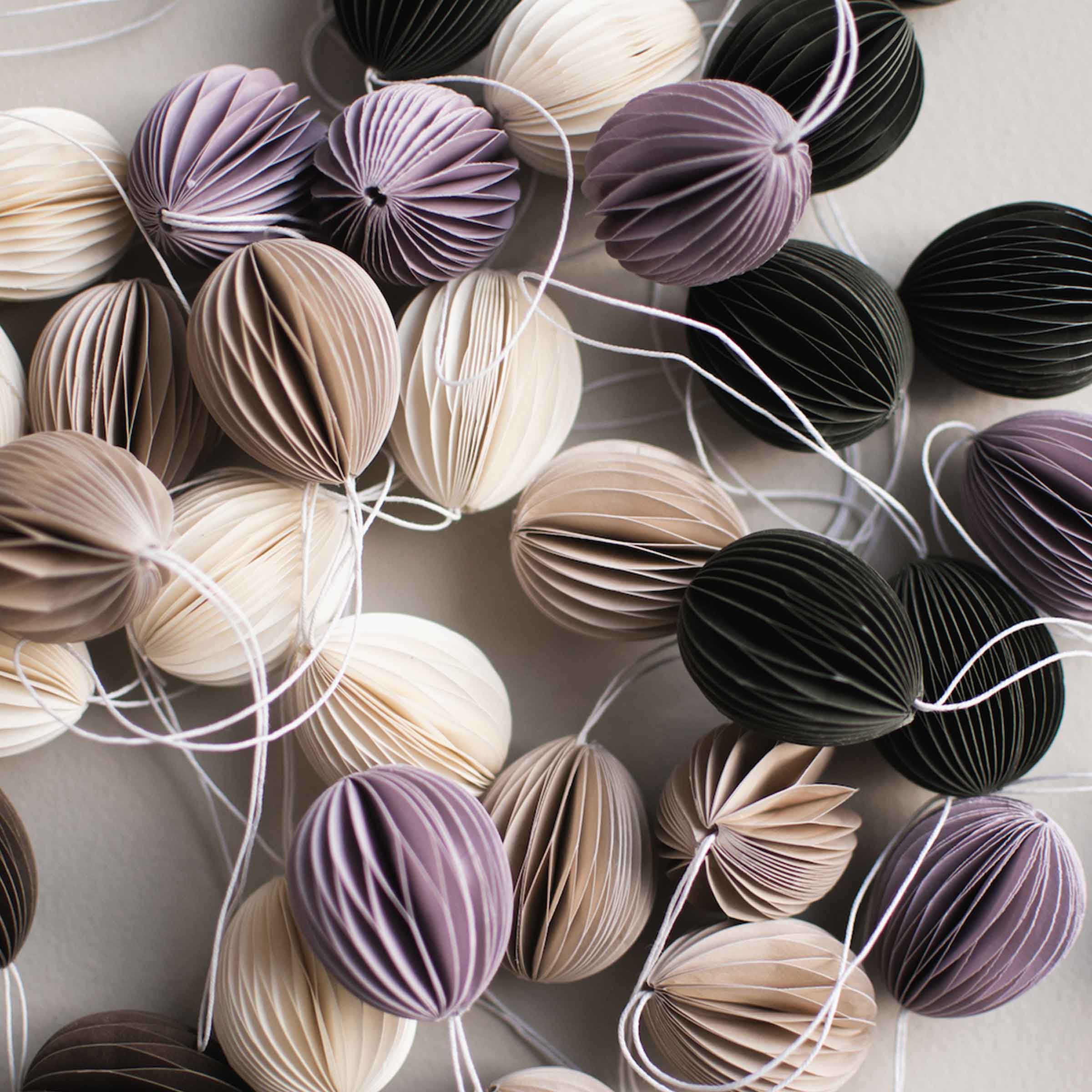 Paper Egg Decoration | Small | Purple