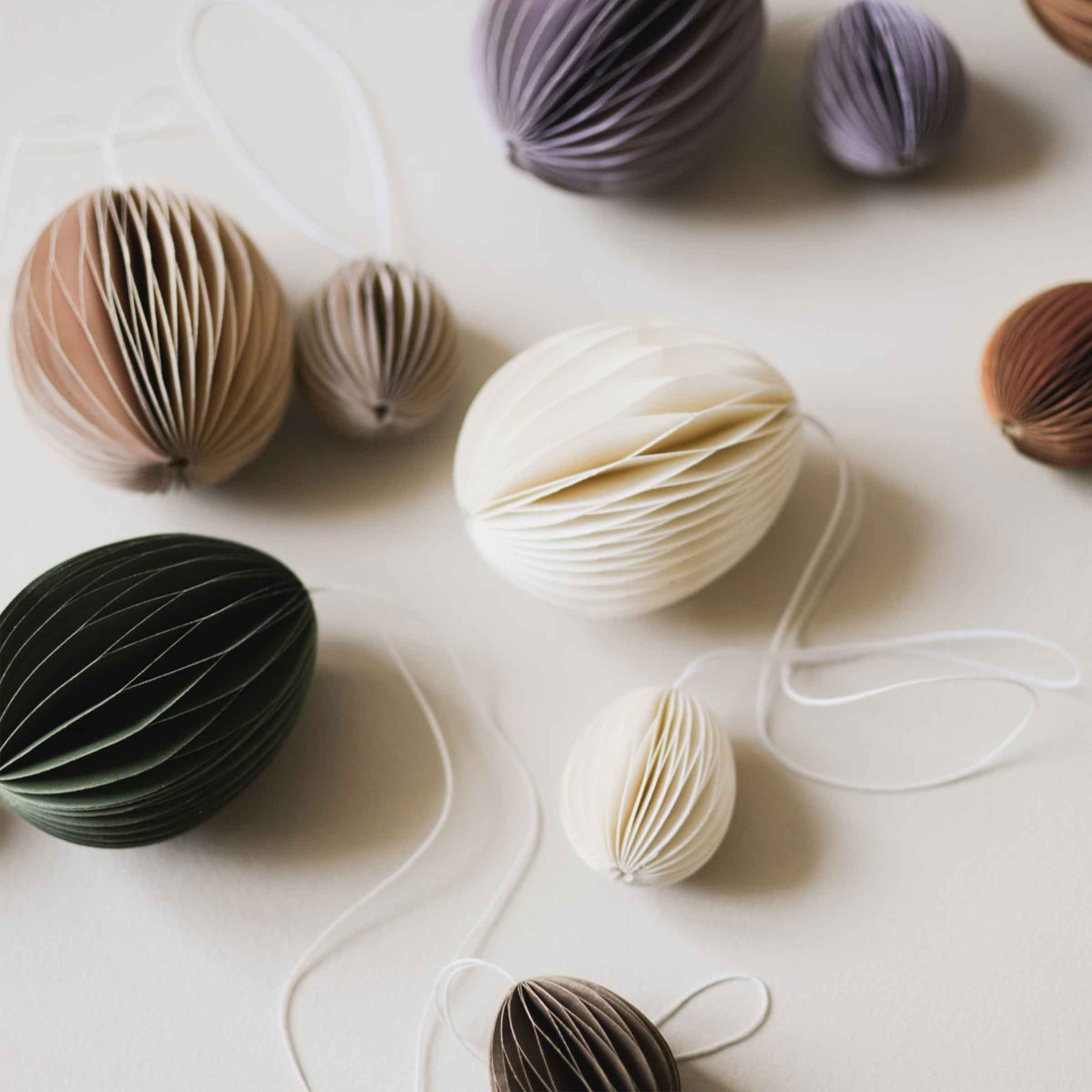 Paper Egg Decoration | Small | Sand