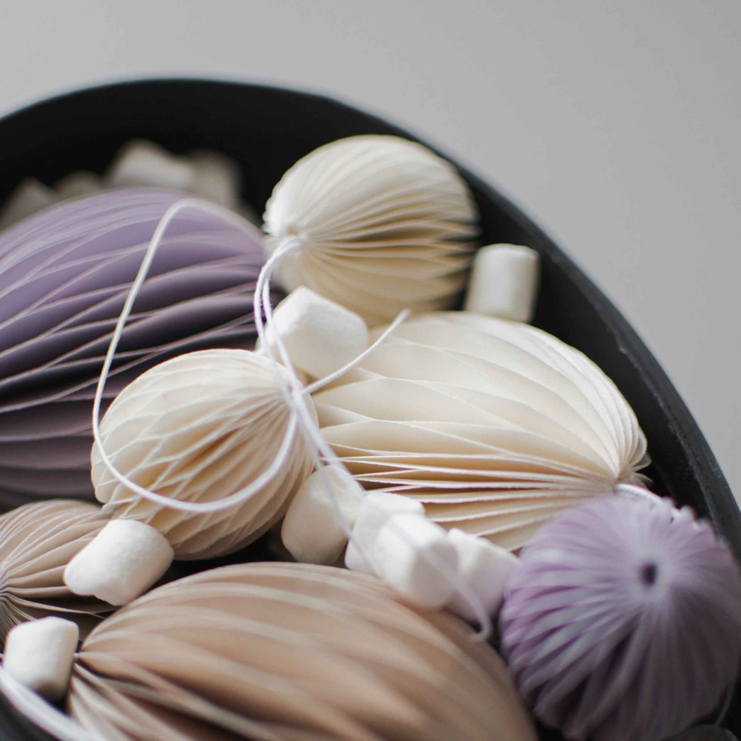 Paper Egg Decoration | Small | White