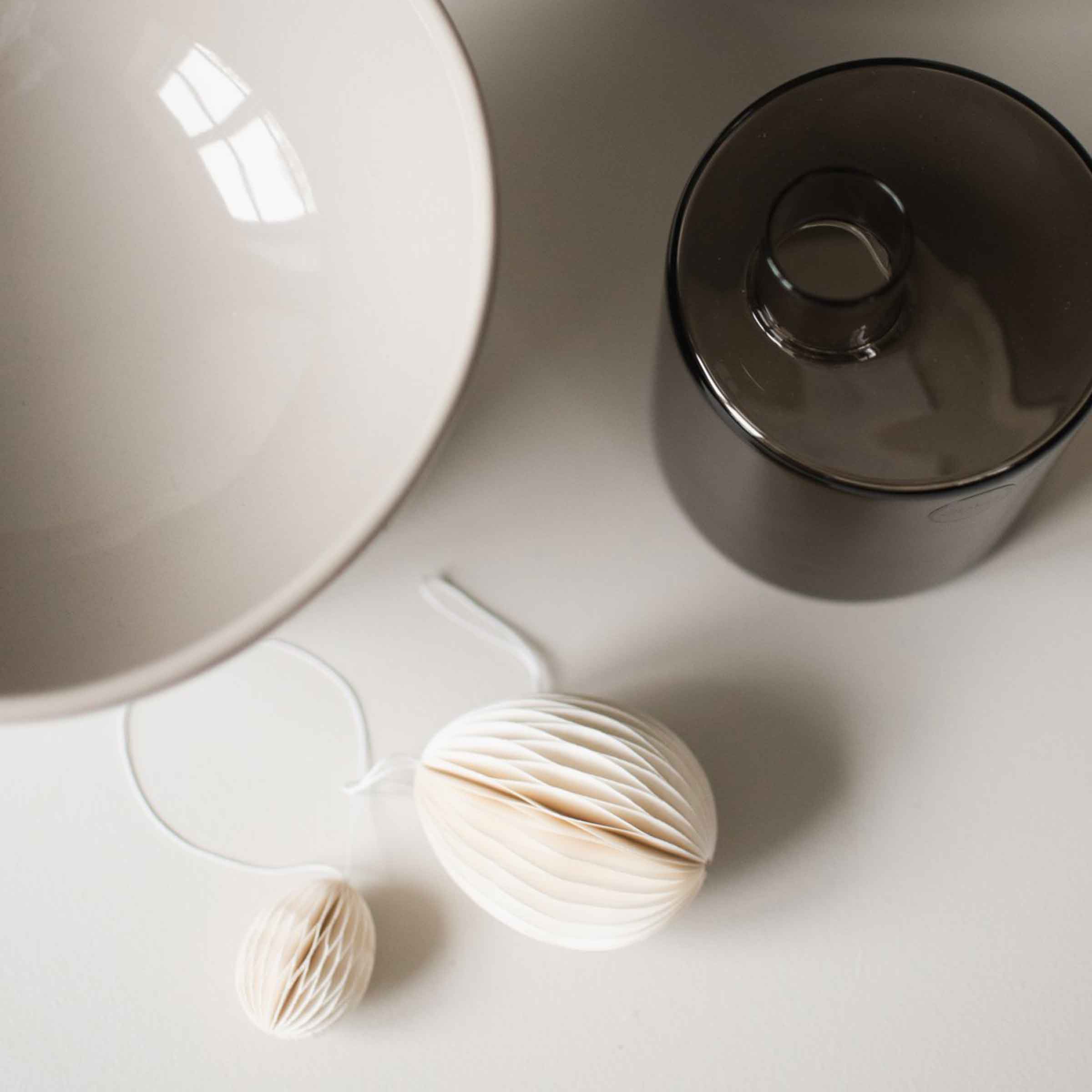 Paper Egg Decoration | Small | White