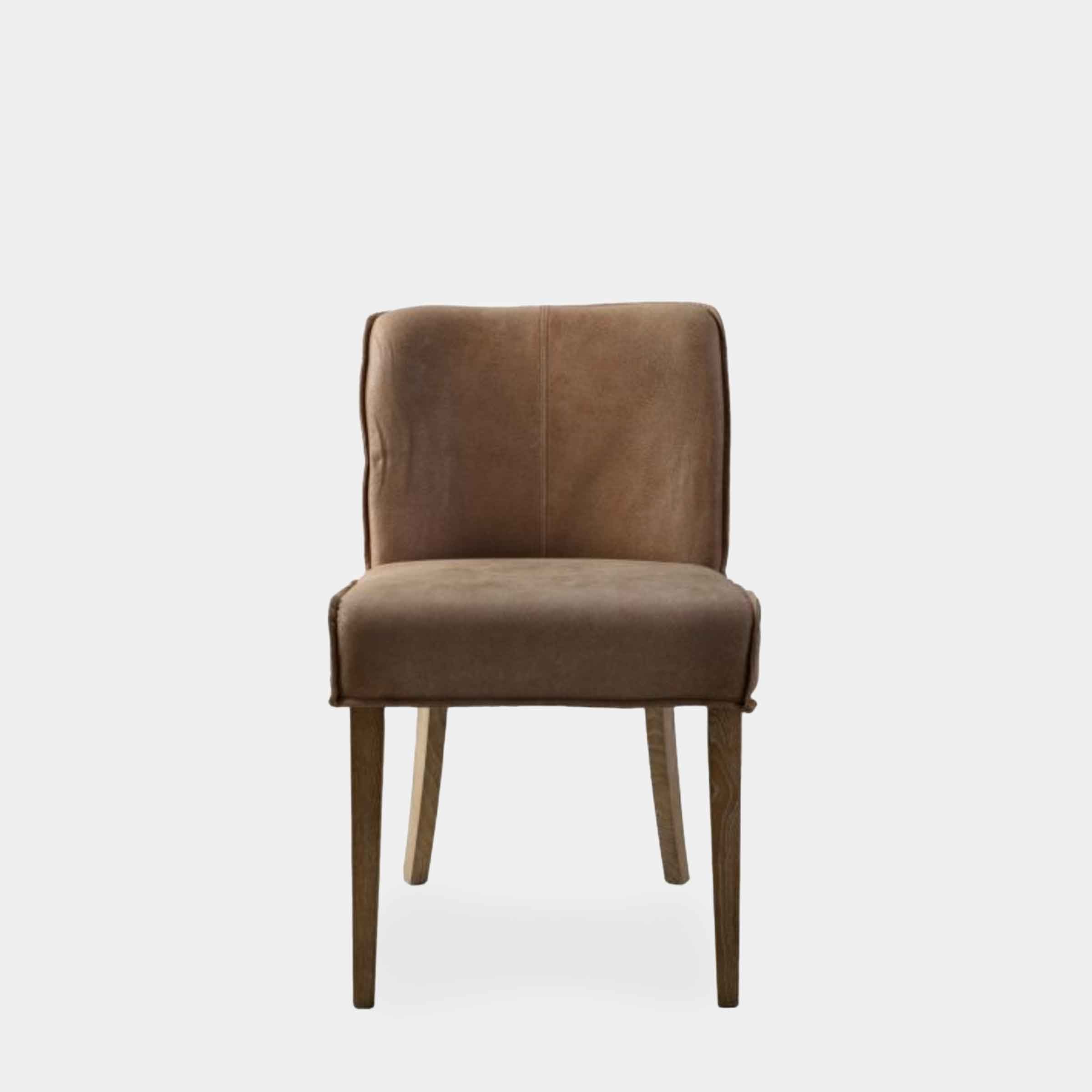 Pineda Dining Chairs | Pair | Tan Leather