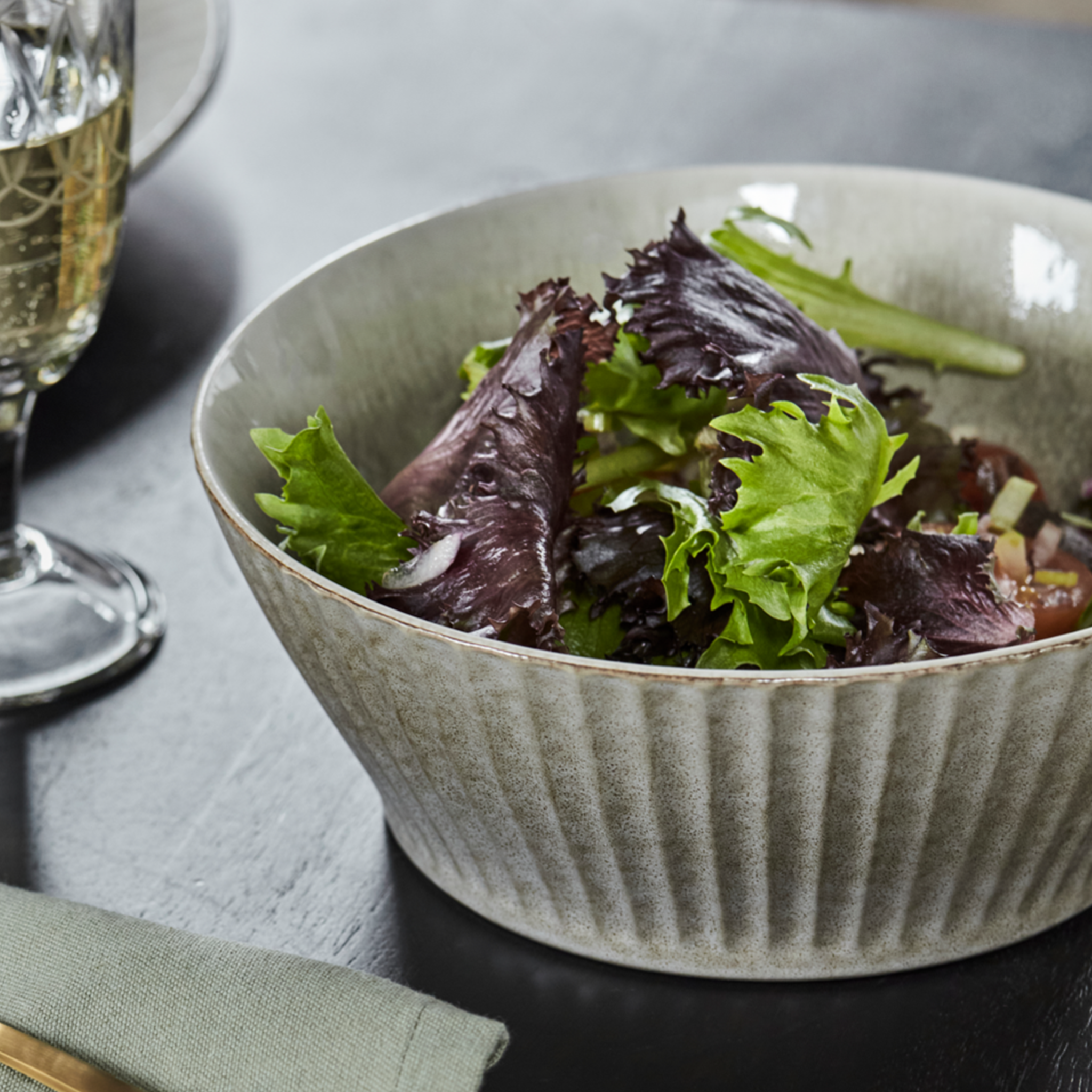 Pleat Serving Bowl
