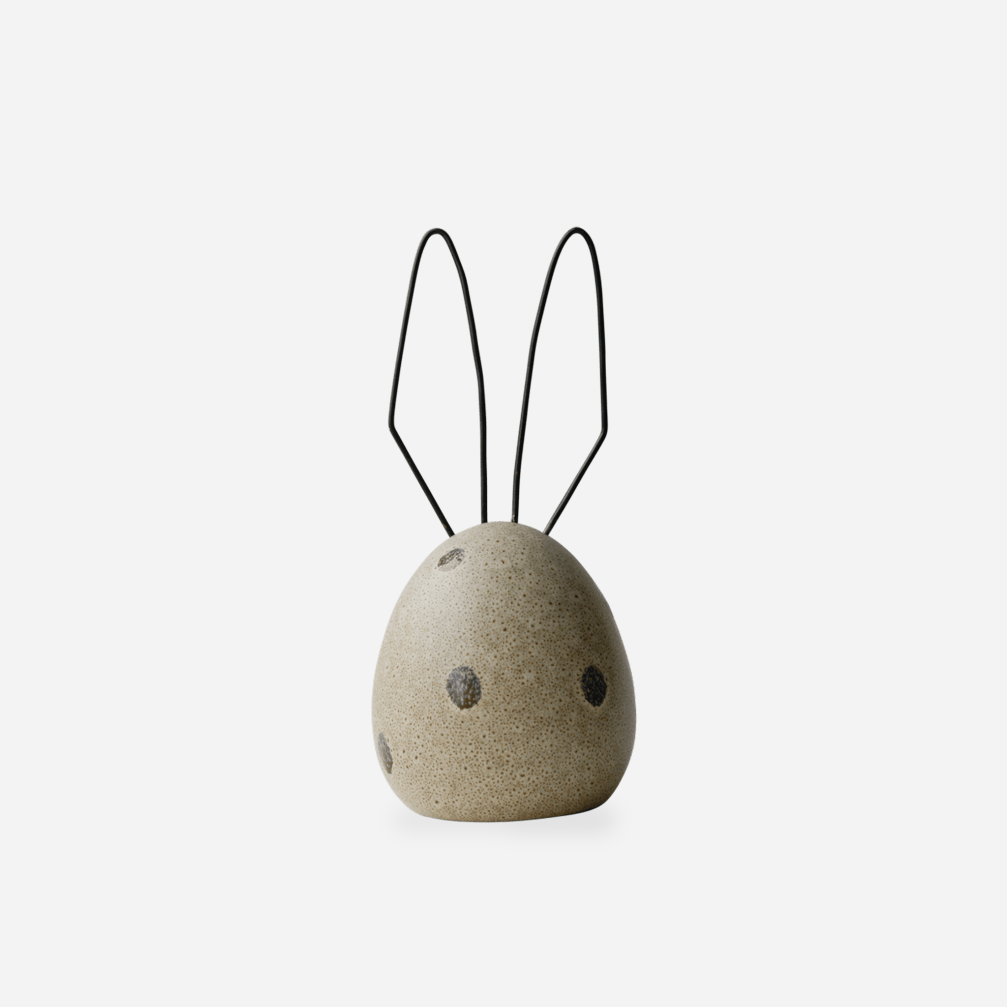 Ceramic Rabbit | Beige Dot
