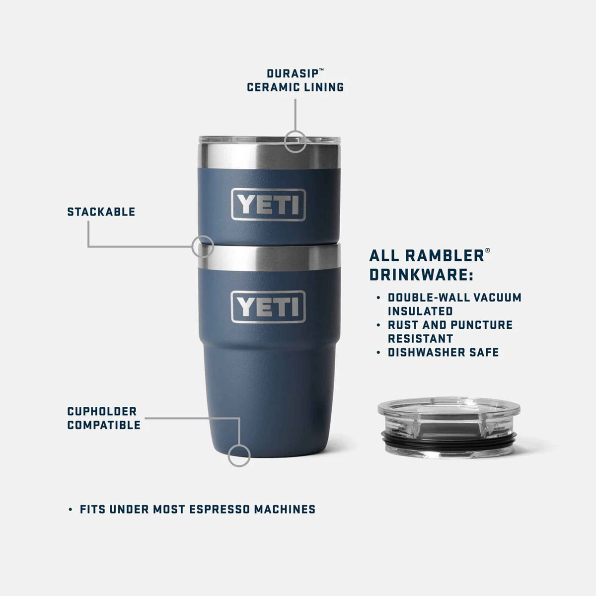 Rambler® 8 oz (236 ml) Stackable Cup