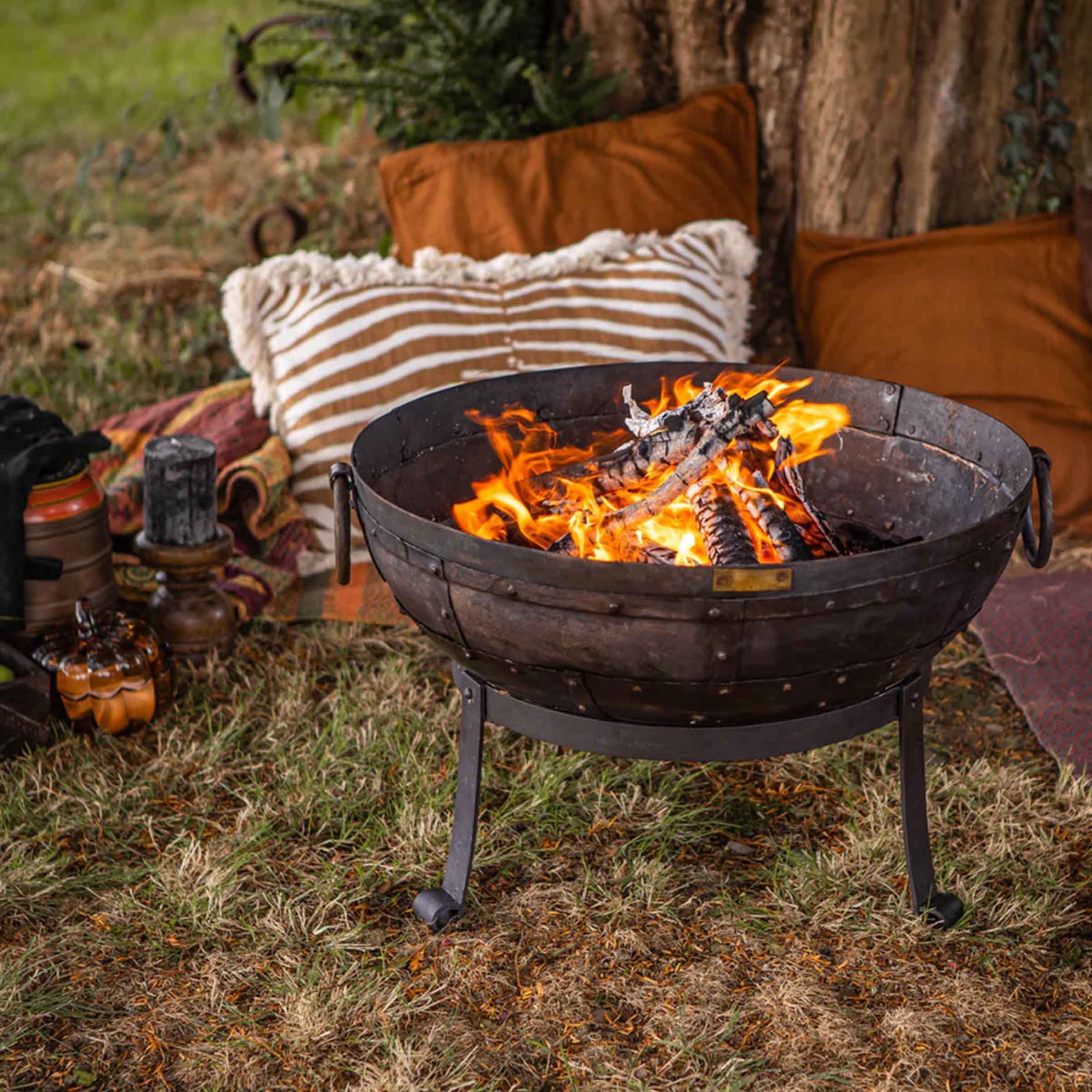 Kadai Recycled BBQ Fire Pit | 70cm (4-8 people)