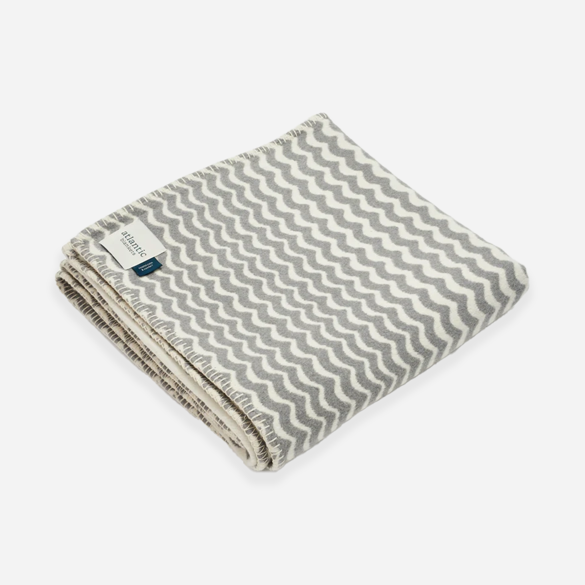 Recycled Cotton Blanket | Grey Swell