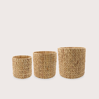Roun Natural Baskets - Set of 3