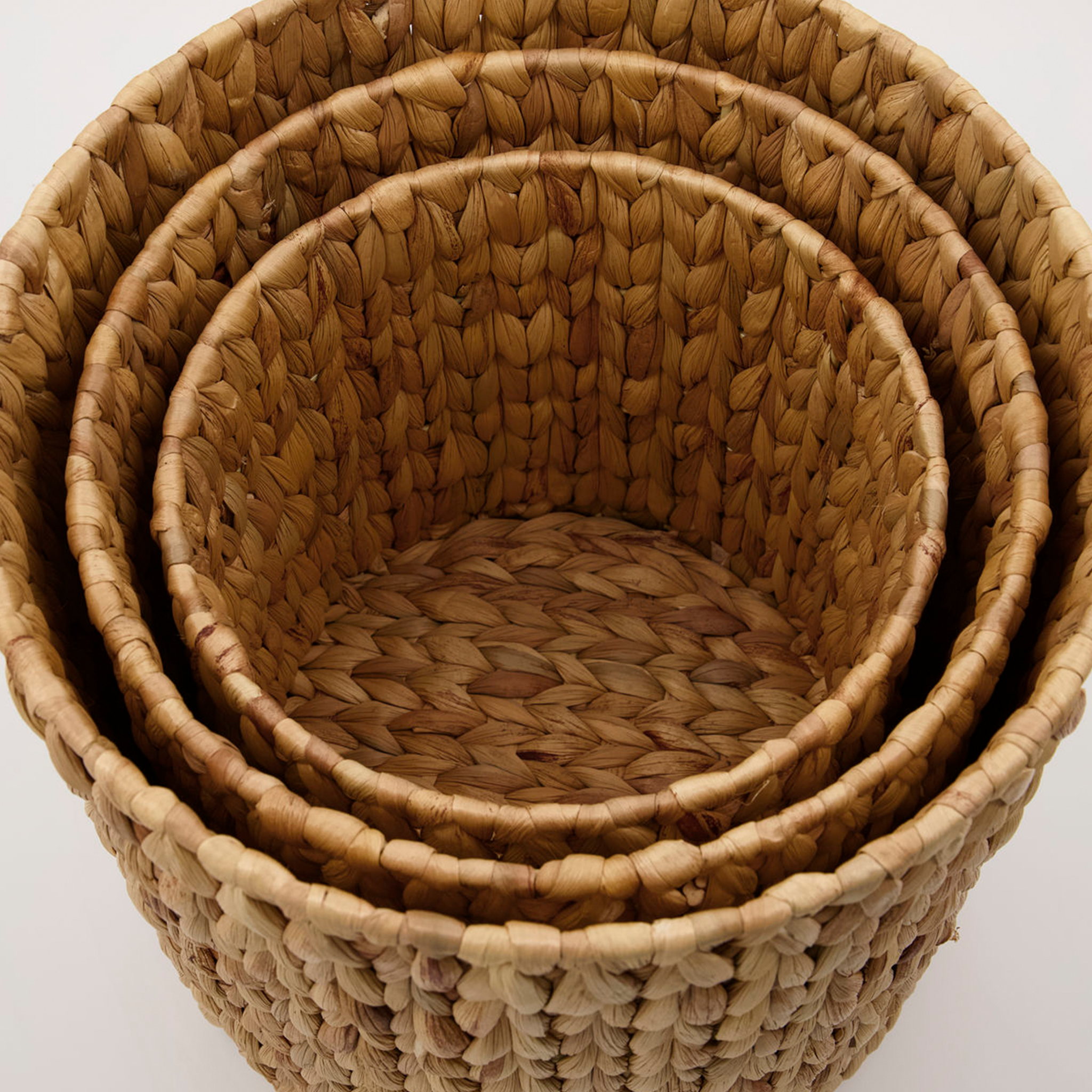 Roun Natural Baskets - Set of 3