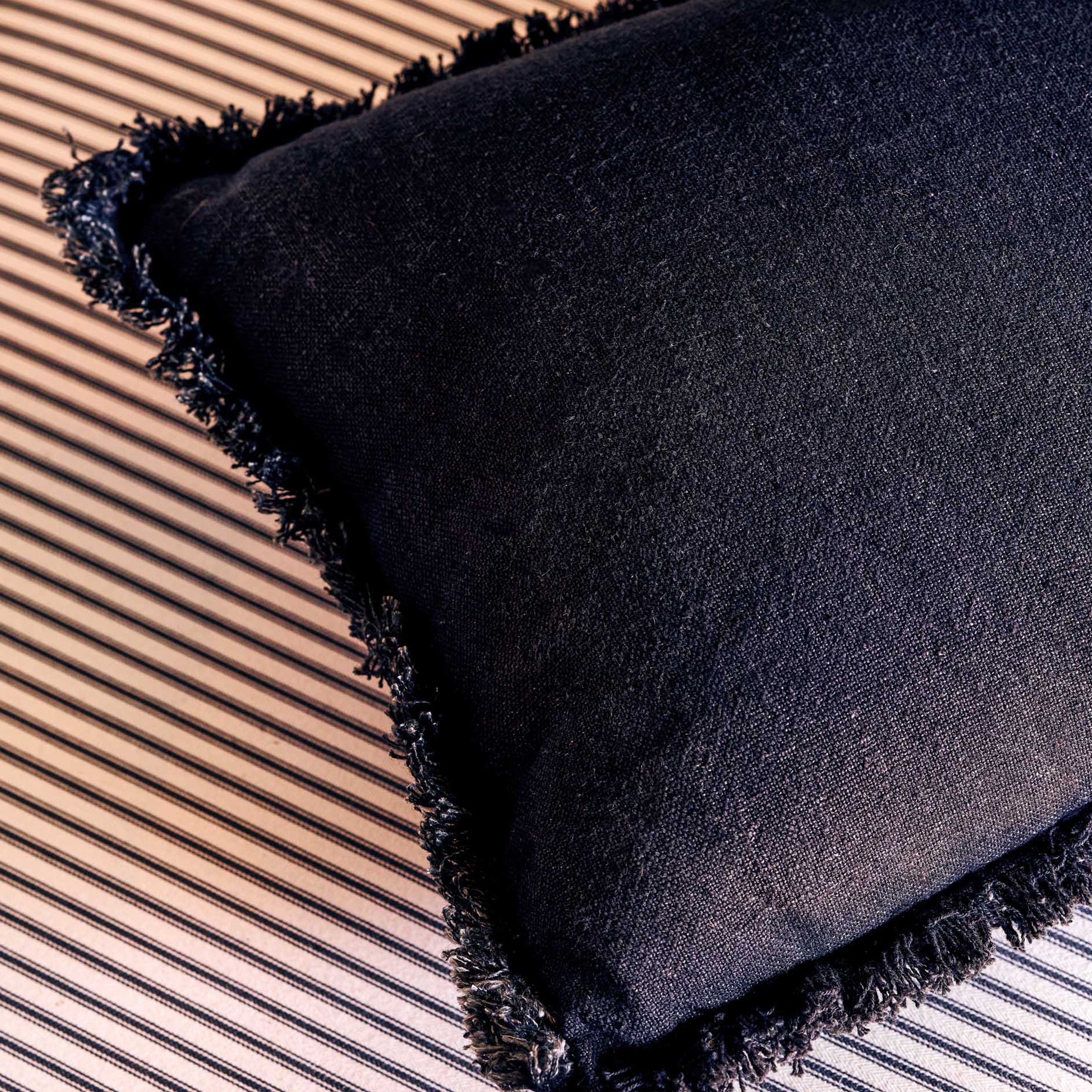 Saddlewood Cushion | 30 x 50cm | Carbon