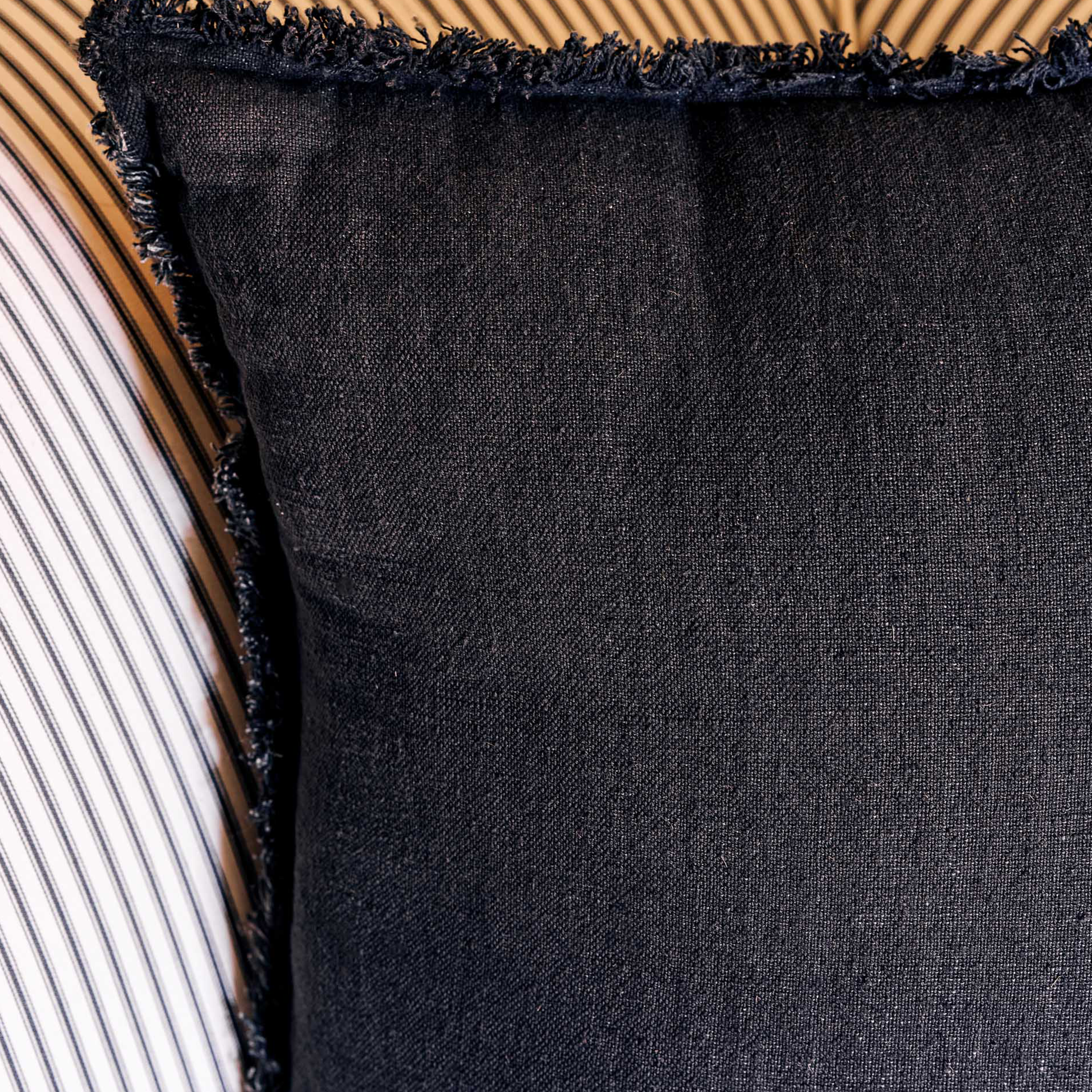 Saddlewood Cushion | 50 x 50cm | Carbon