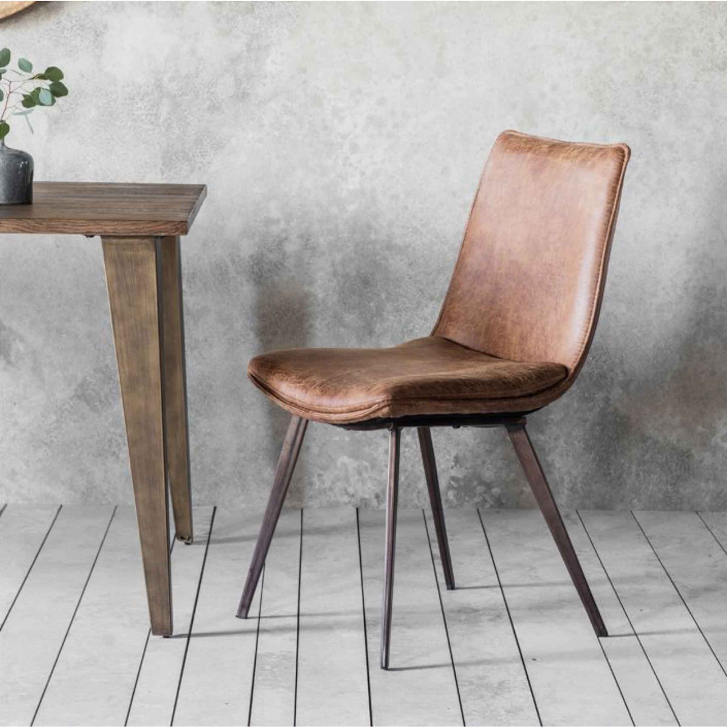 Sanur Dining Chairs | Pair | Brown