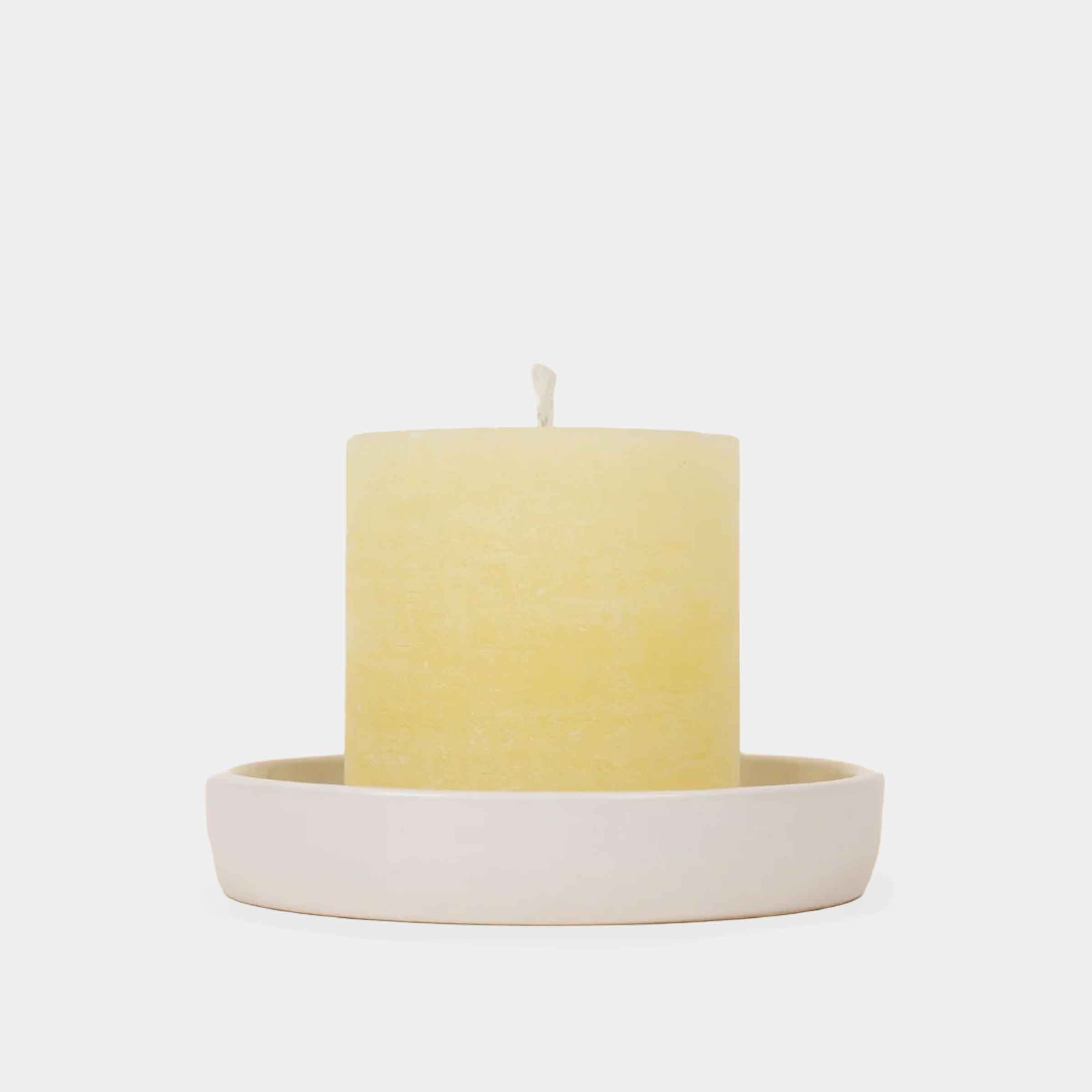 Sea Salt Pillar Candle 3"