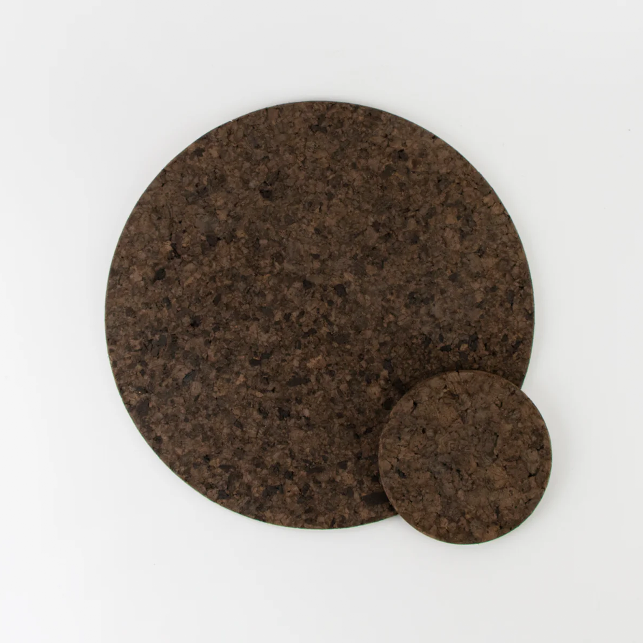 Smoked Cork Coasters | Set of 4