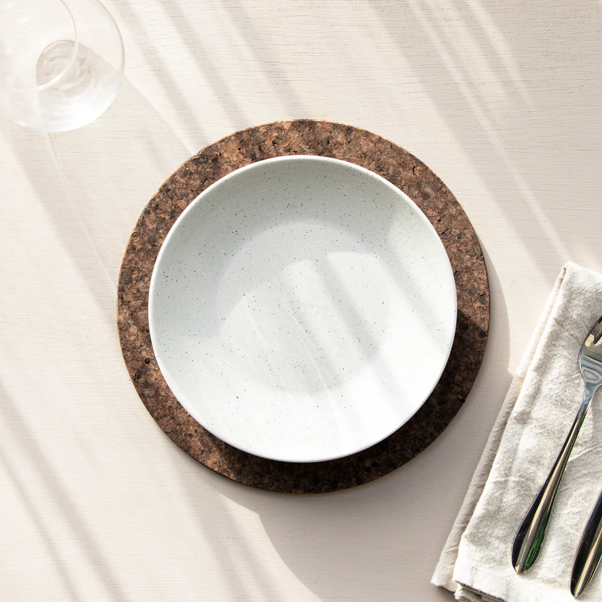 Smoked Cork Placemats | Set of 4