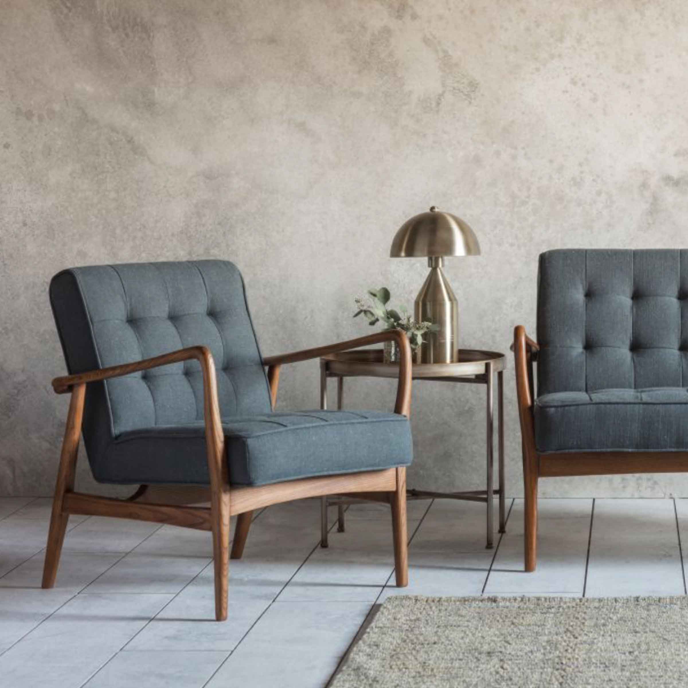 Sowa Armchair | Dark Grey Linen