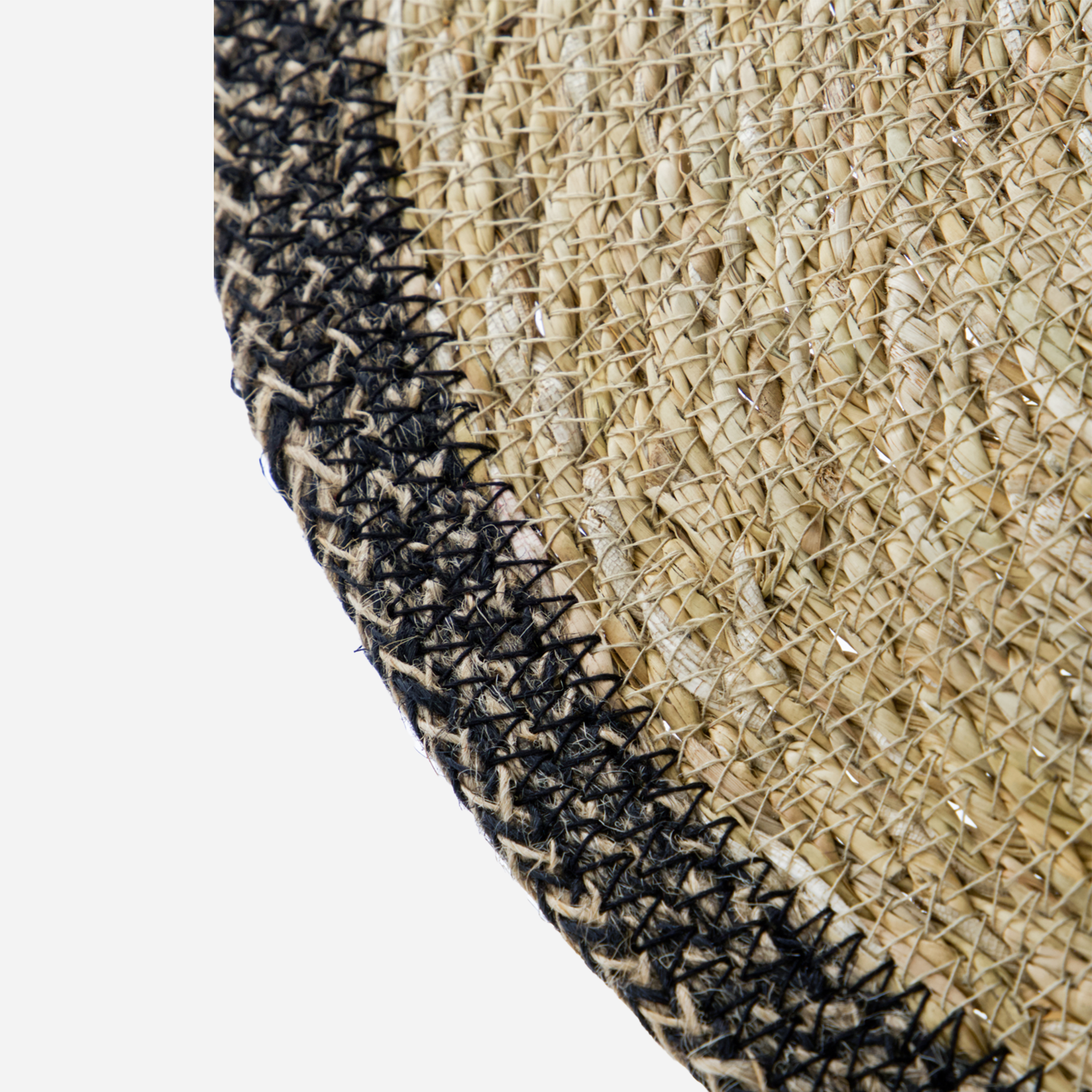 Space Placemat | Black + Natural | Set of 4