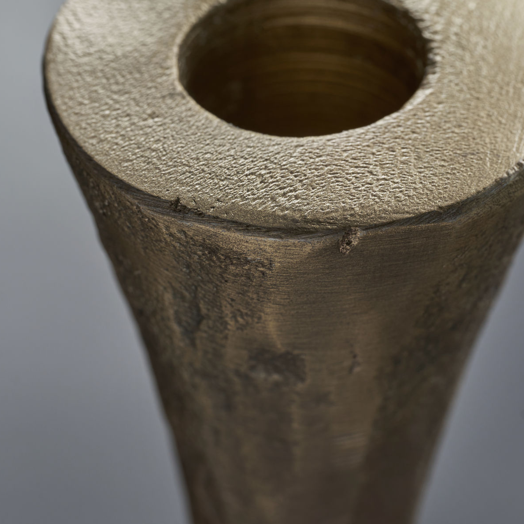 Stada Antique Brass Candle Holder | Large