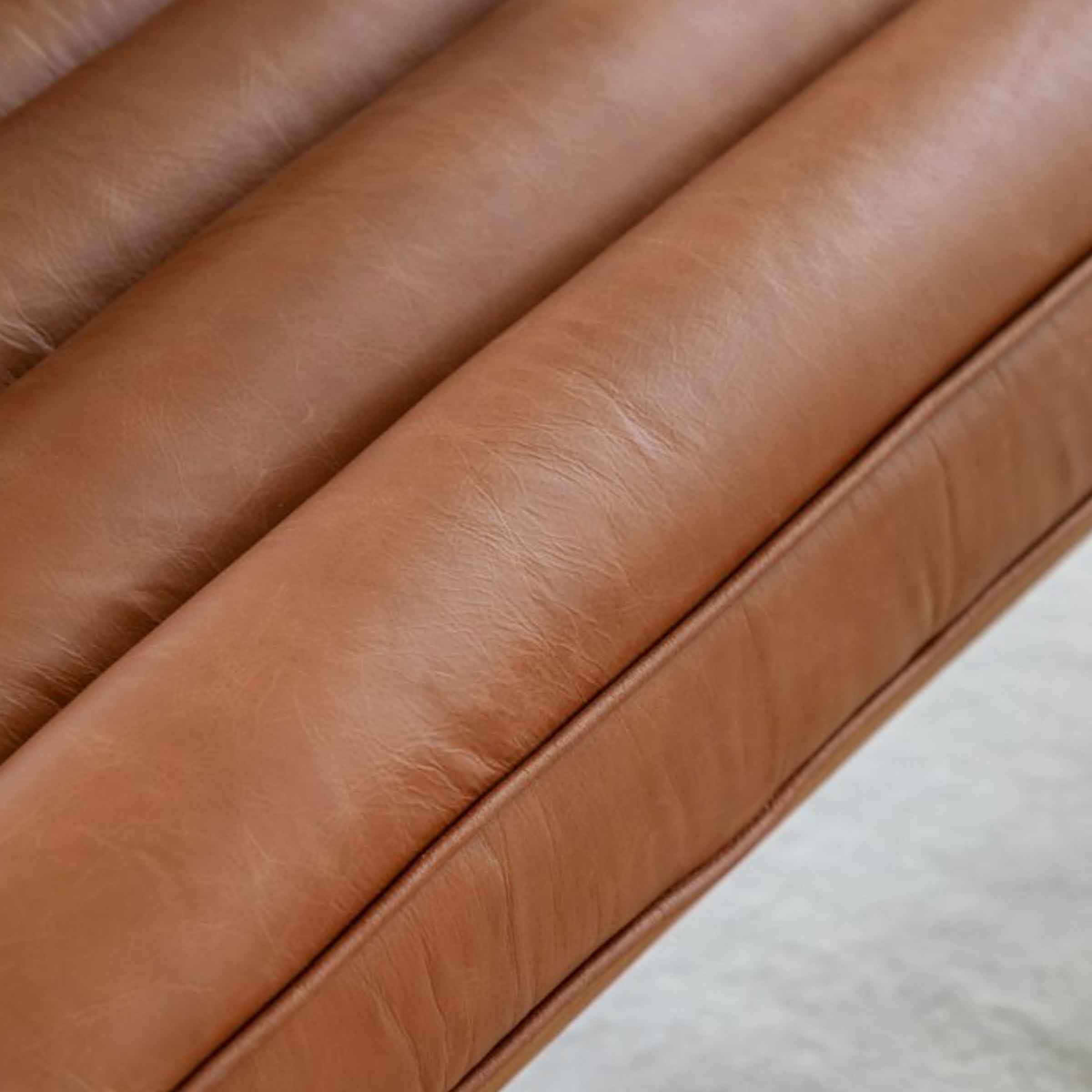 Sunut 2 Seater Sofa | Leather | Vintage Brown