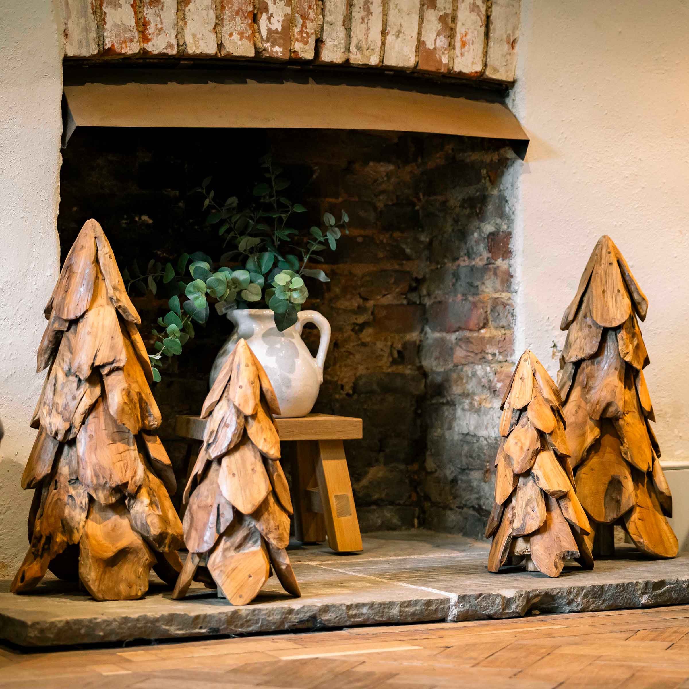 Teak Christmas Tree | Indoor/Outdoor