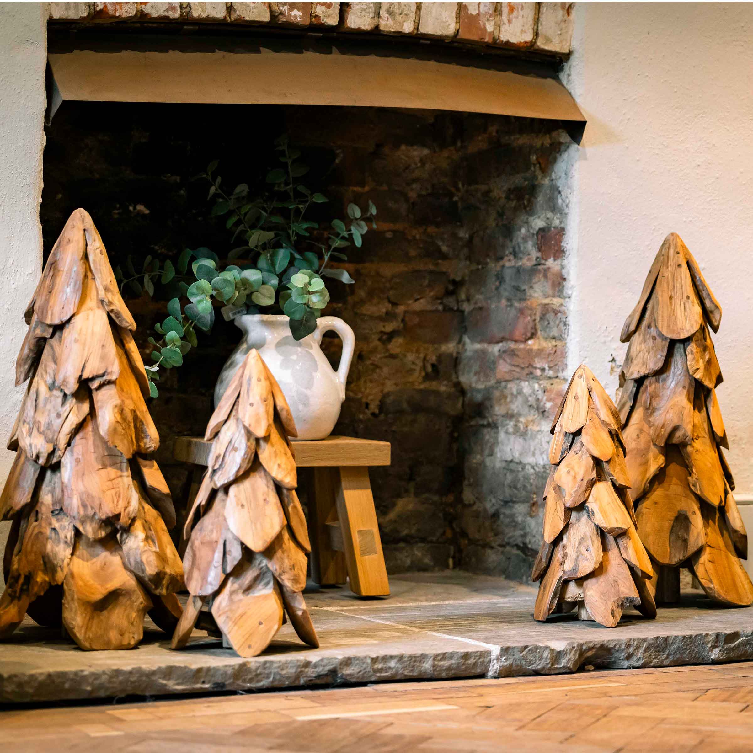 Teak Christmas Tree | Indoor/Outdoor