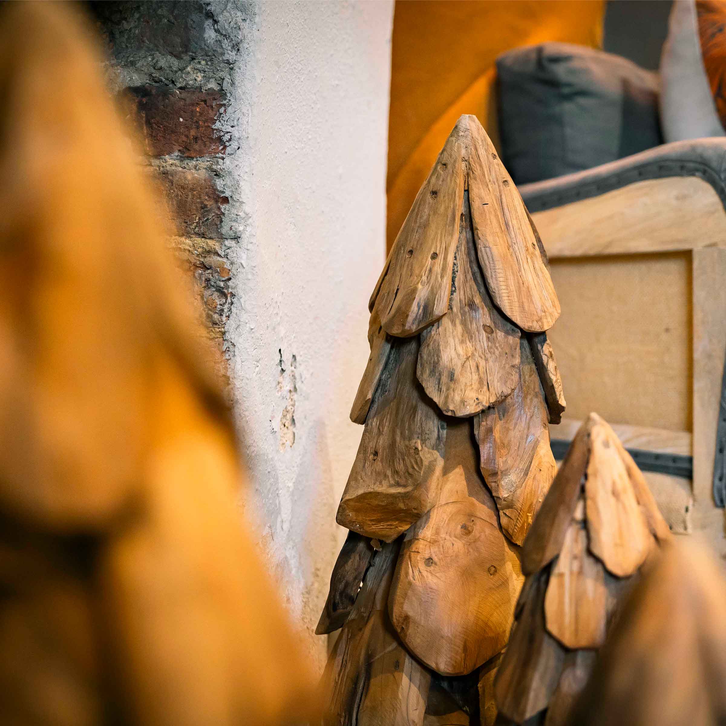 Teak Christmas Tree | Indoor/Outdoor