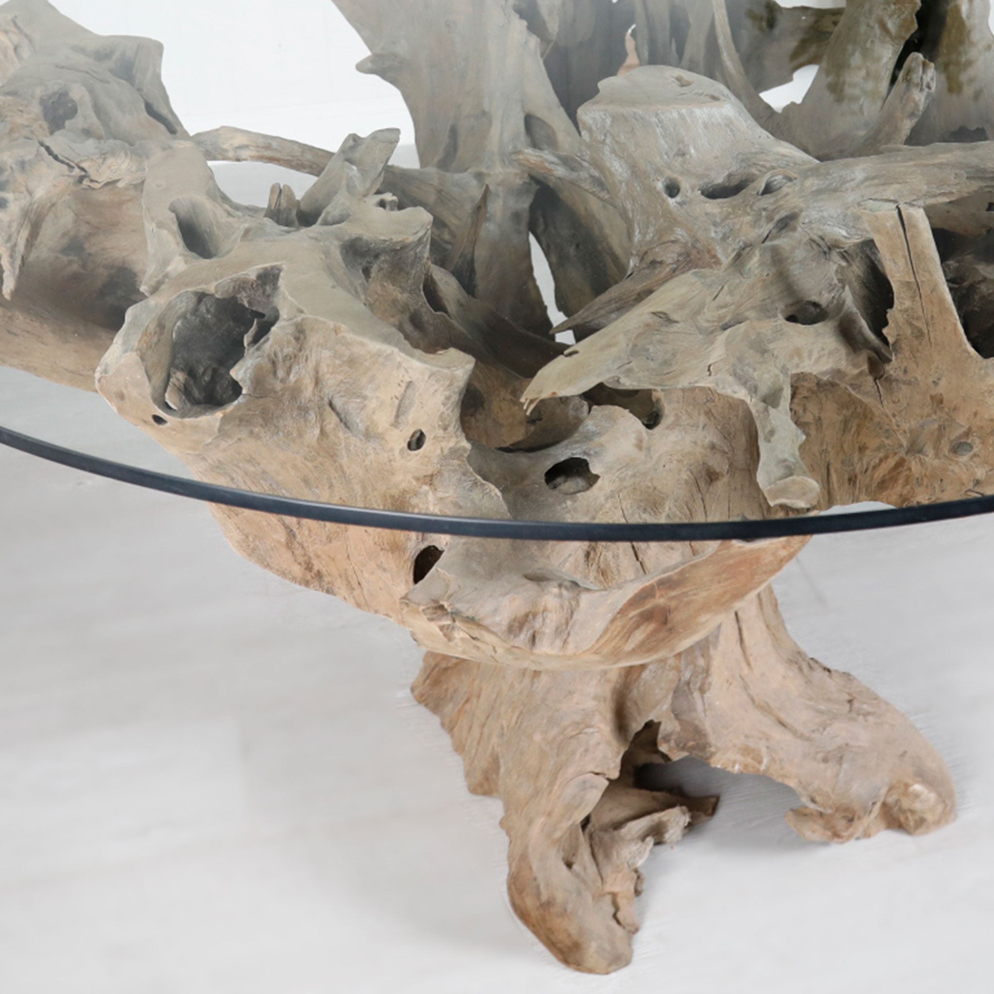 Teak Root Dining Table 130cm #2