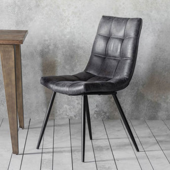 Ubud Dining Chairs (Pair) - Grey