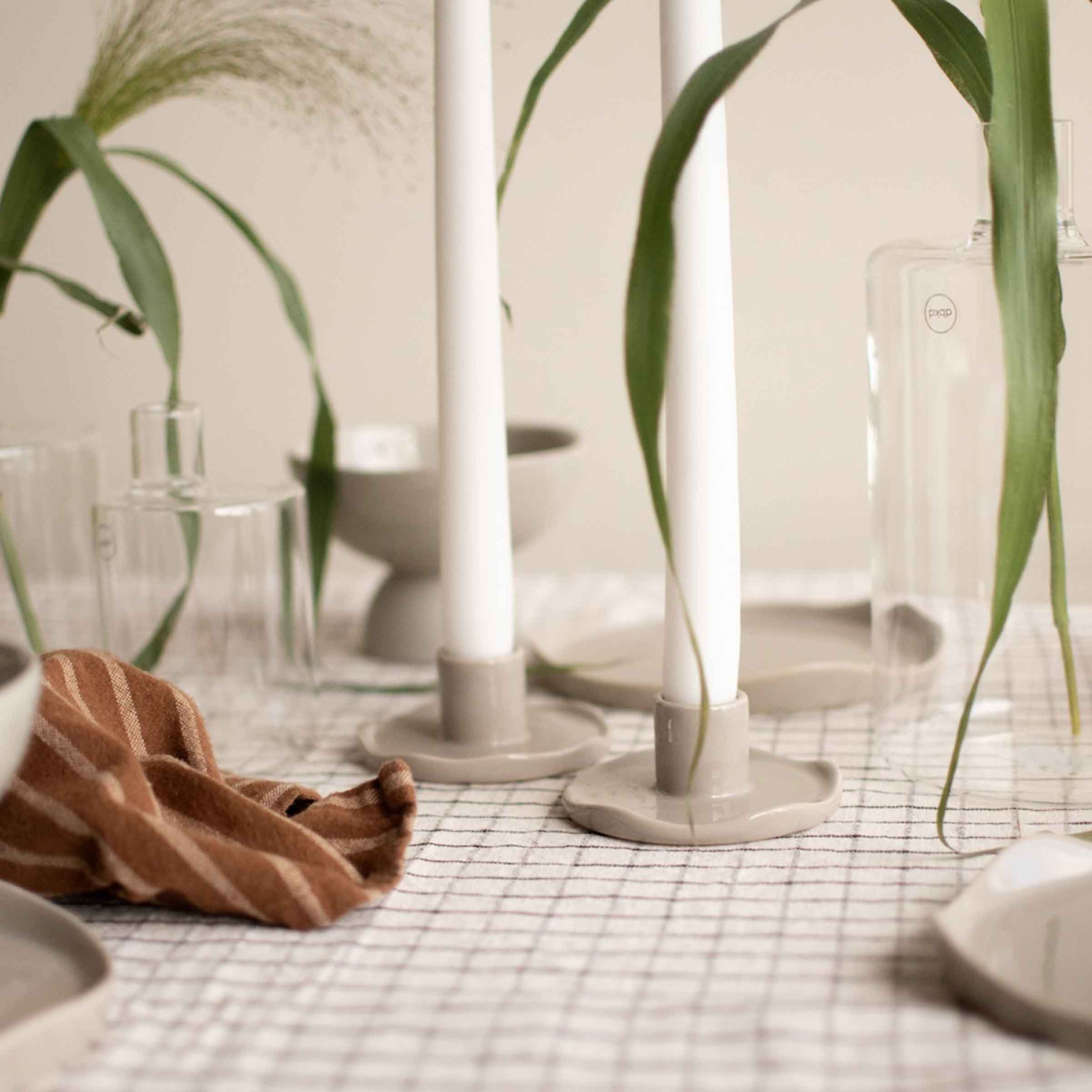 Wave Candle Holder | Shiny Mole