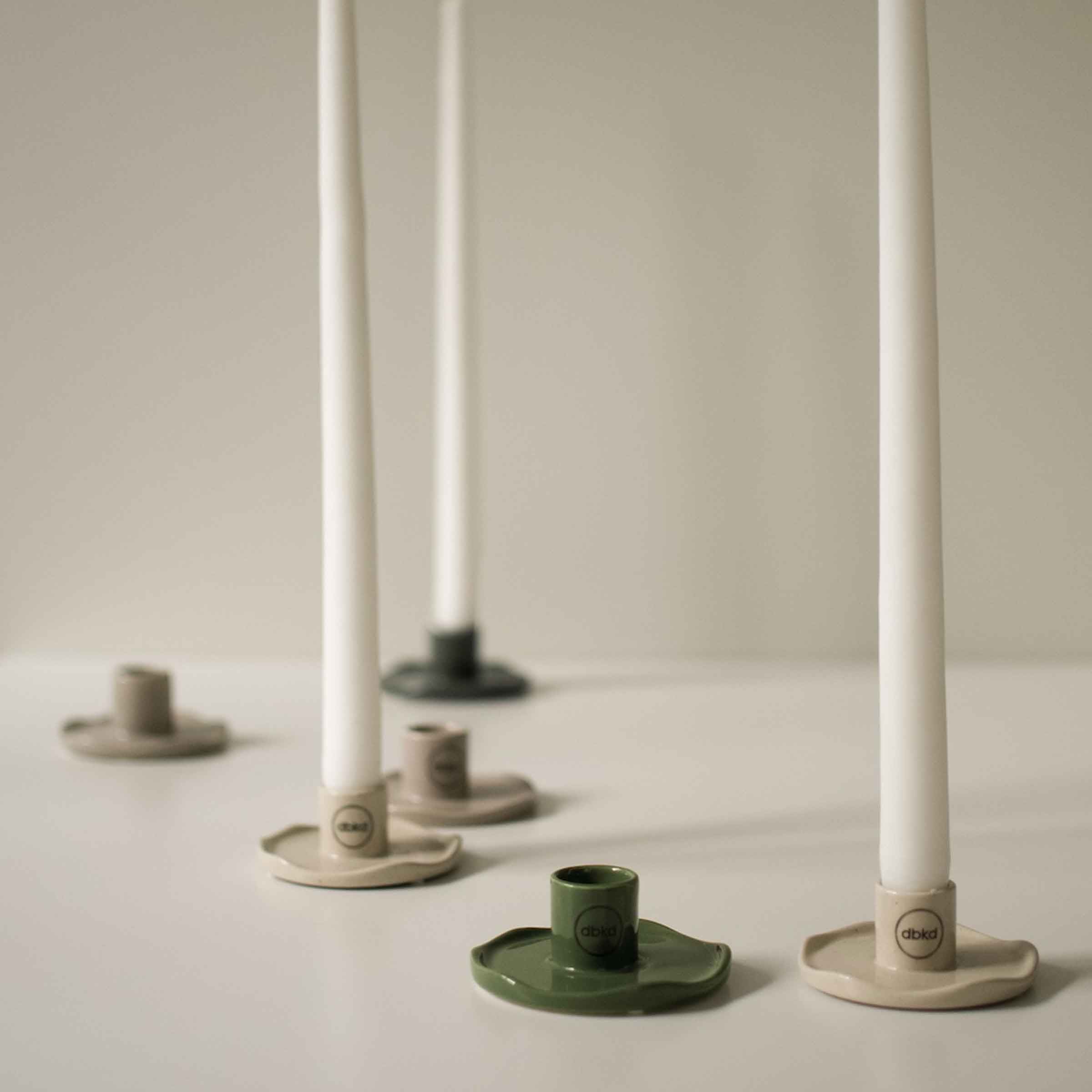 Wave Candle Holder | Vanilla