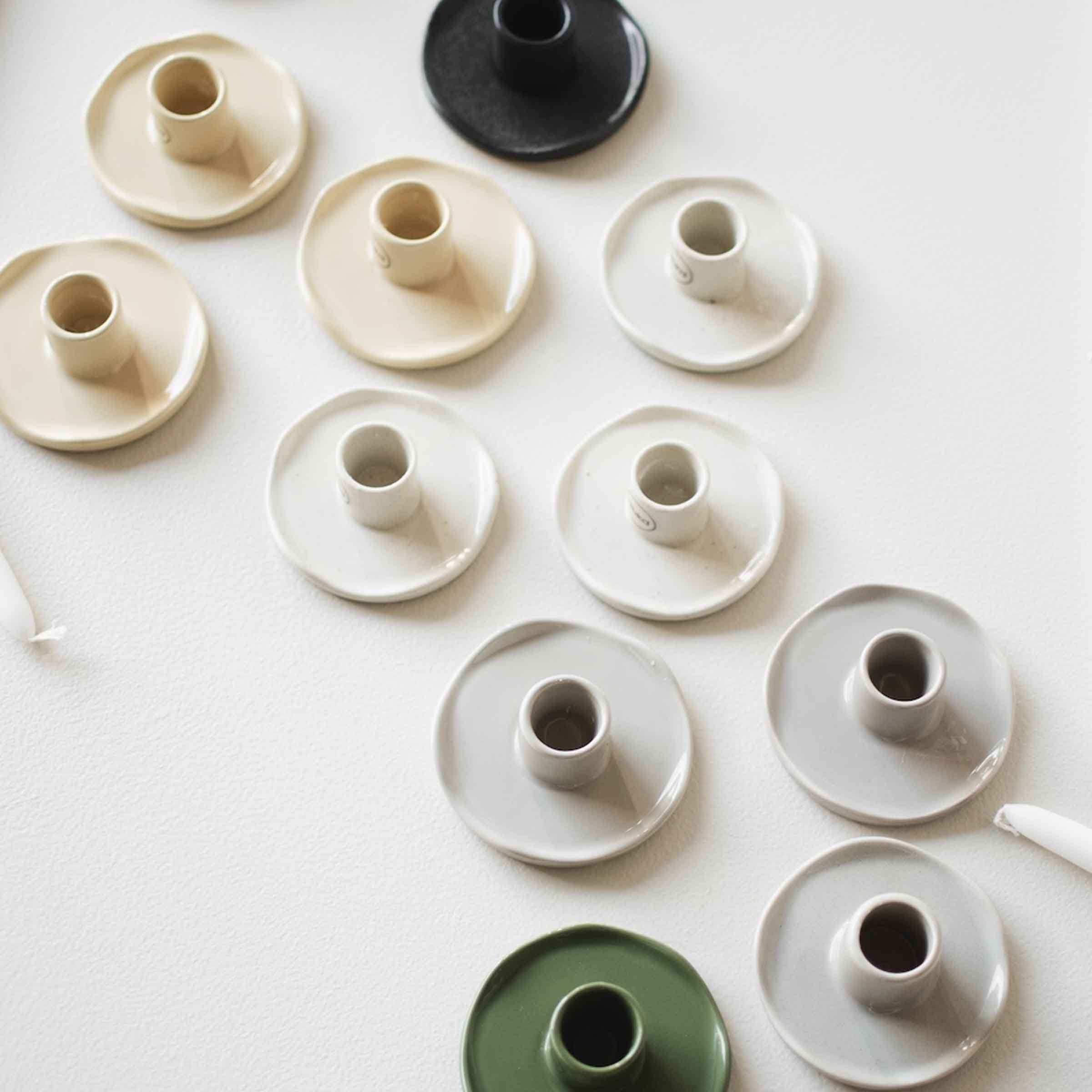 Wave Candle Holder | Vanilla