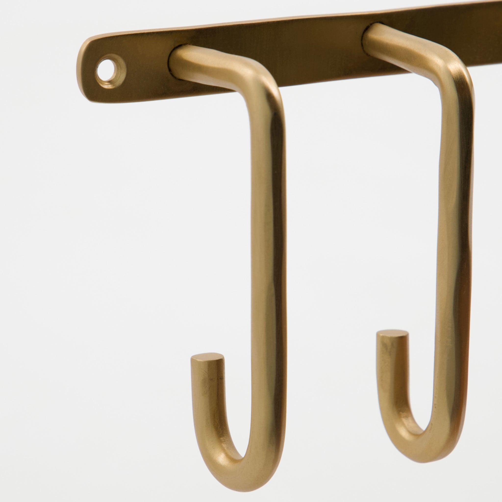 Welo Hook Rack | Brushed Brass