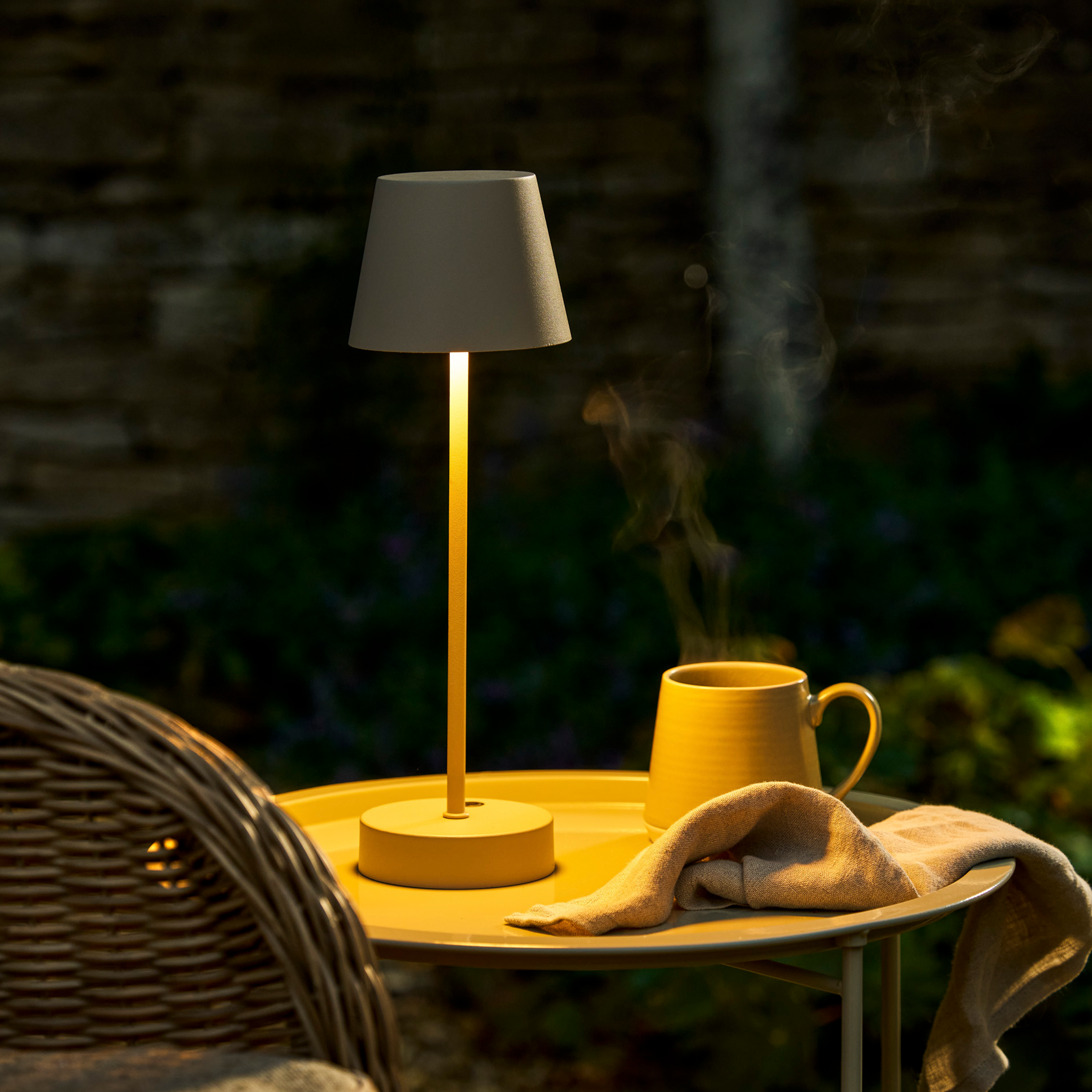 Winstone Rechargeable Table Lamp | Clay