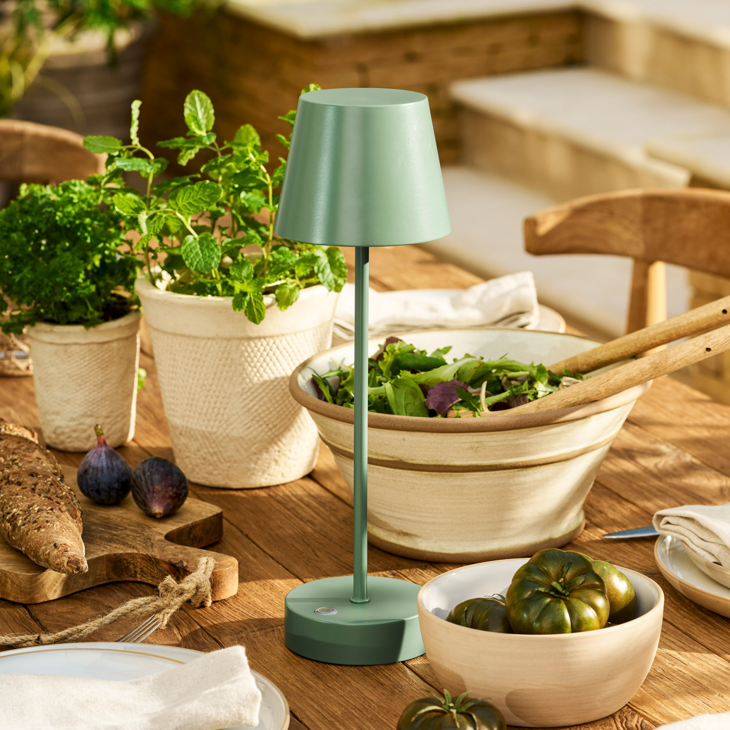 Winstone Rechargeable Table Lamp | Thistle Green