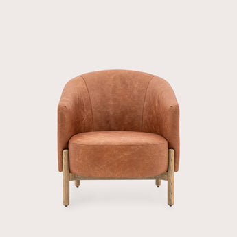 Malang Armchair - Vintage Brown Leather