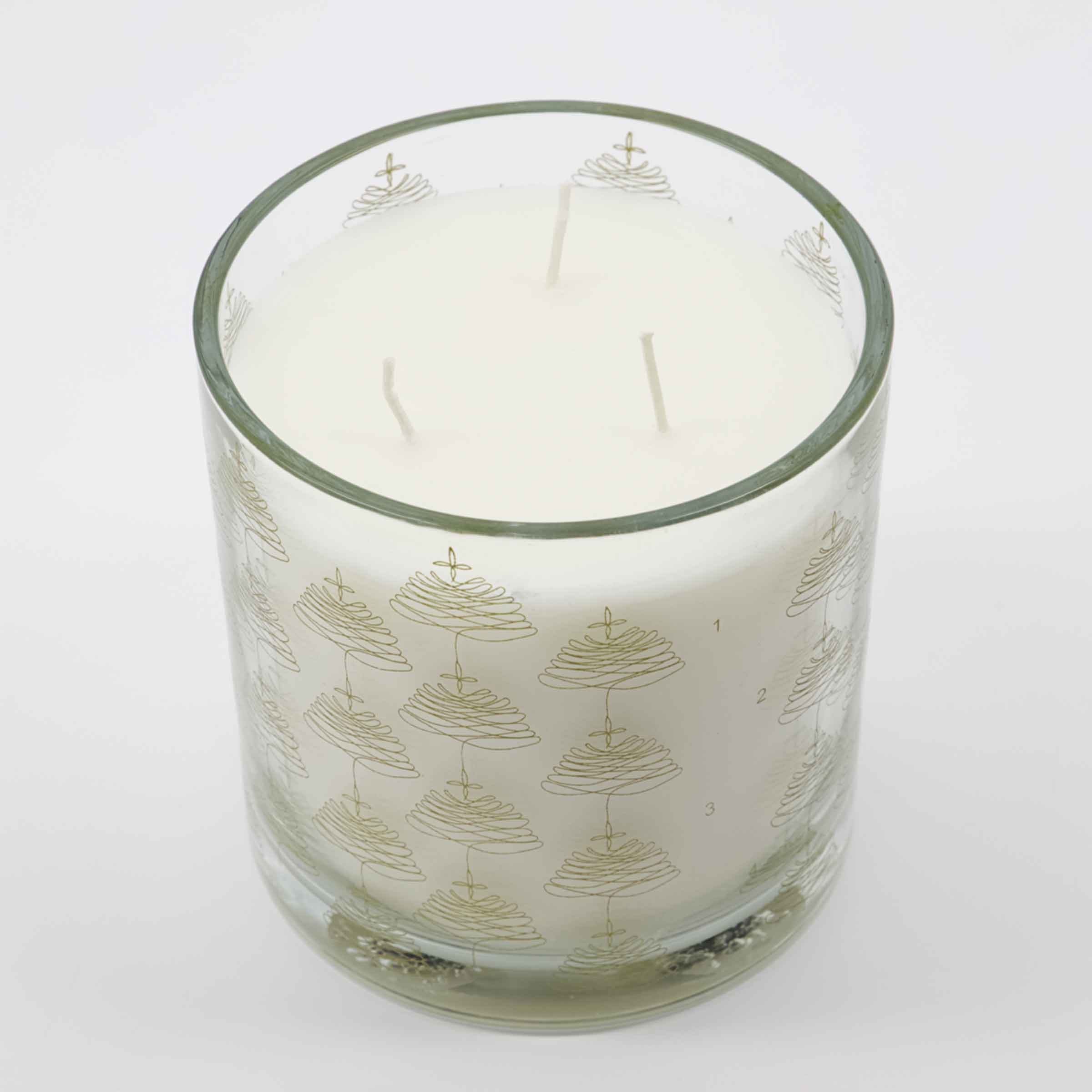 Advent Candle in Glass | Gold