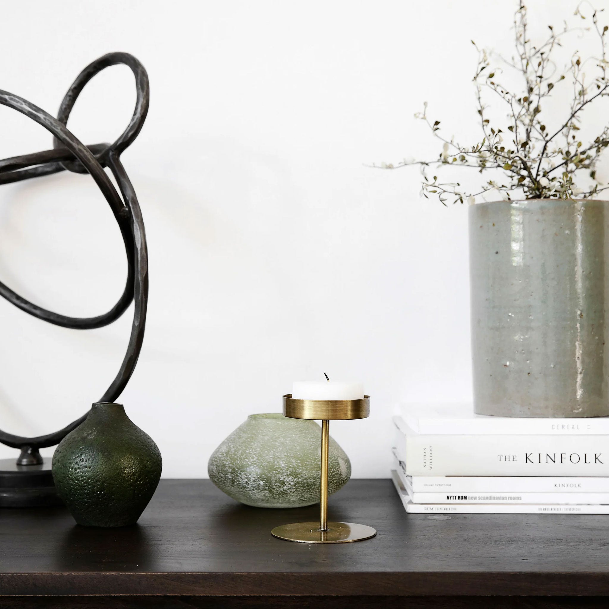Anit Antique Brass Tealight Holder