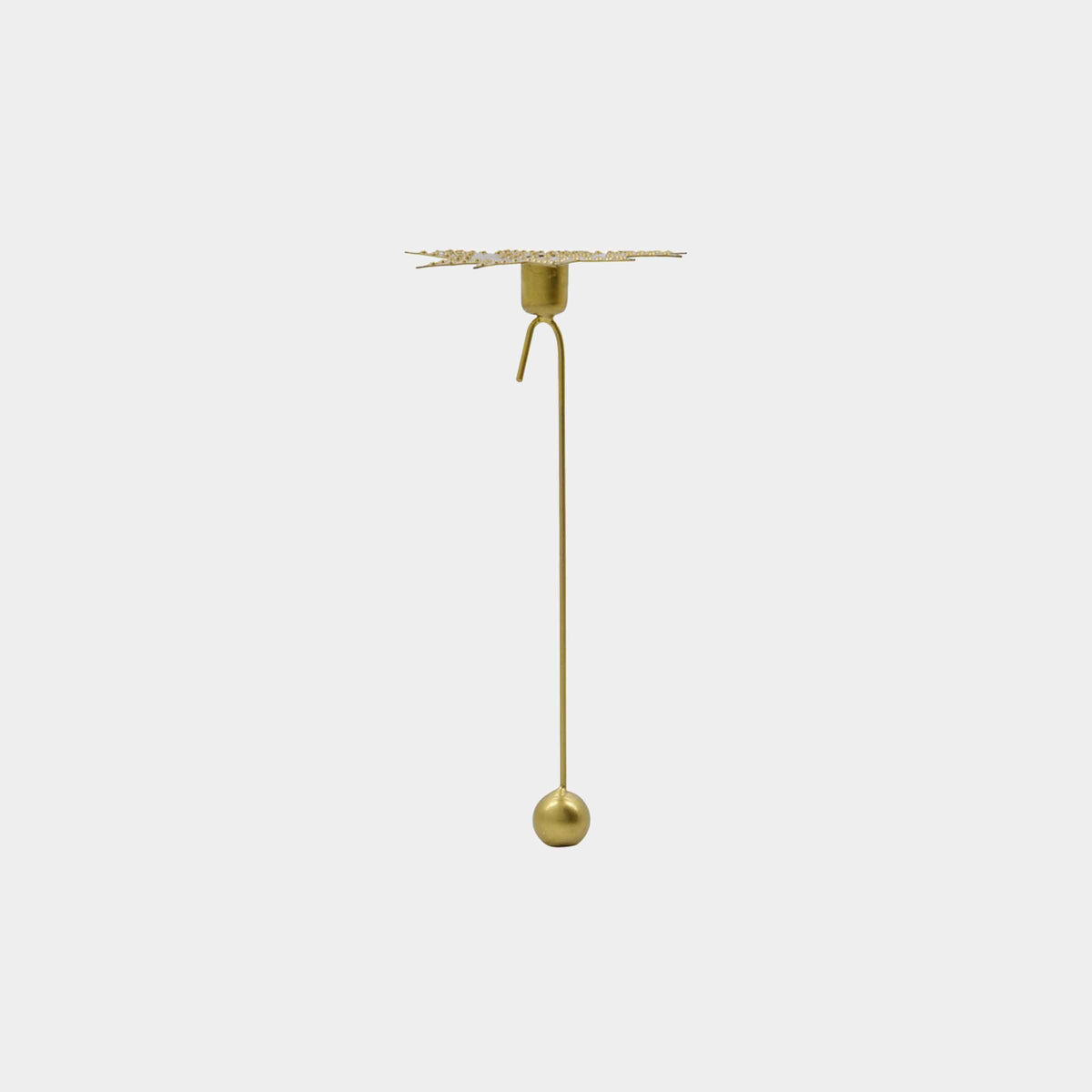 Antique Brass Star Christmas Tree Candle Holders | Set of 6
