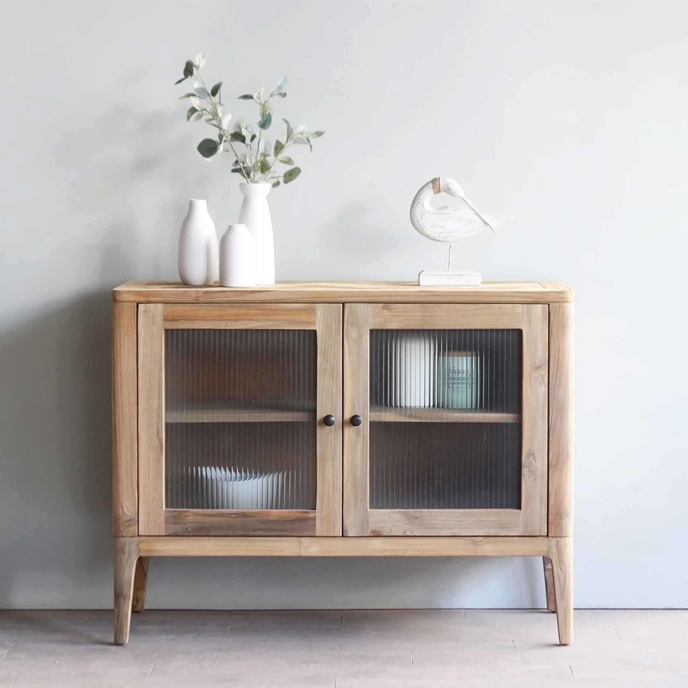 Arch Glass Cabinet | 2 Doors